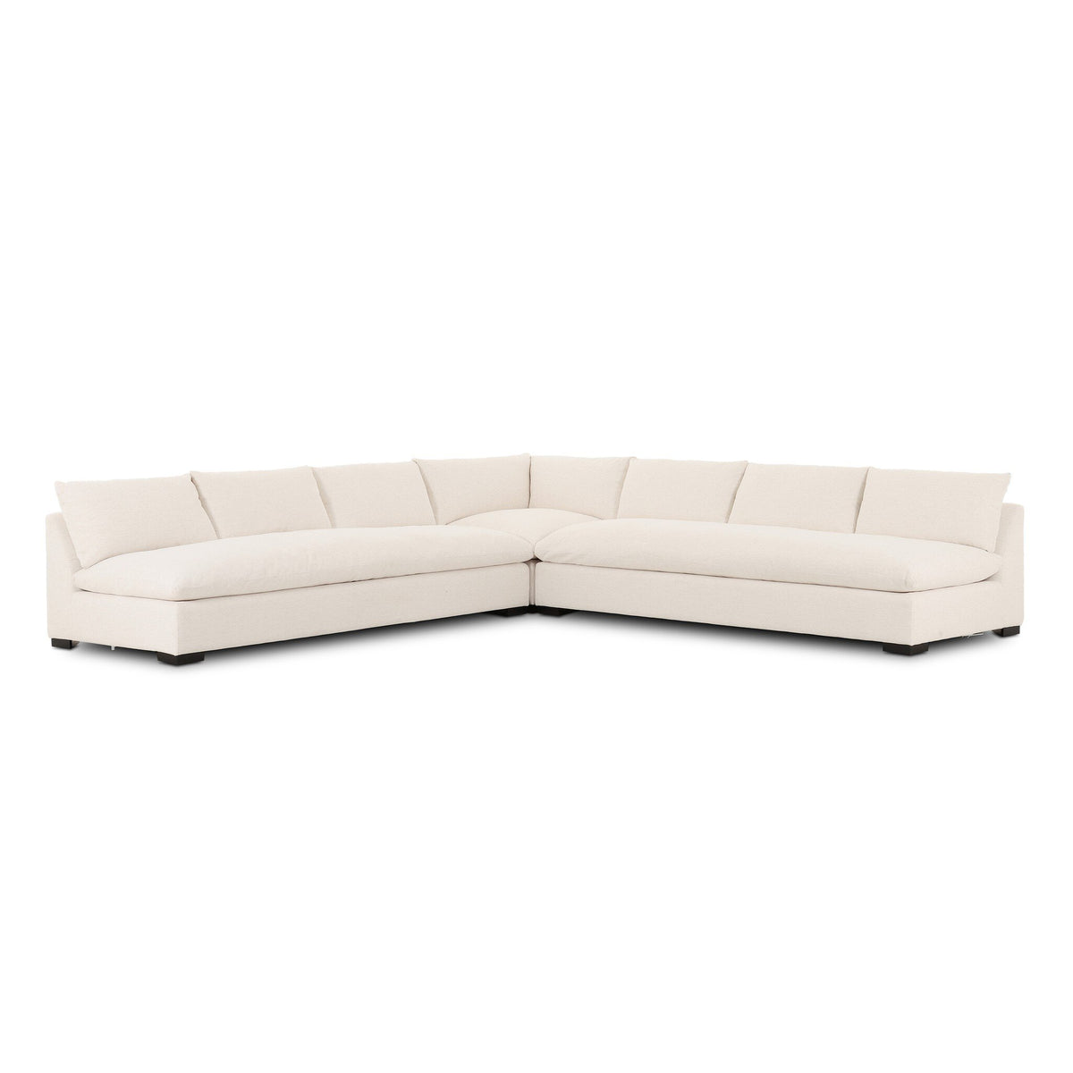 Grant 3-Piece Sectional - Crypton Nomad Snow by Four Hands