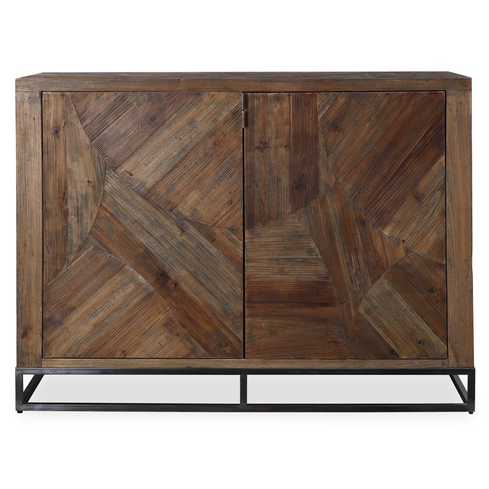 Uttermost Evros Reclaimed Wood 2 Door Cabinet