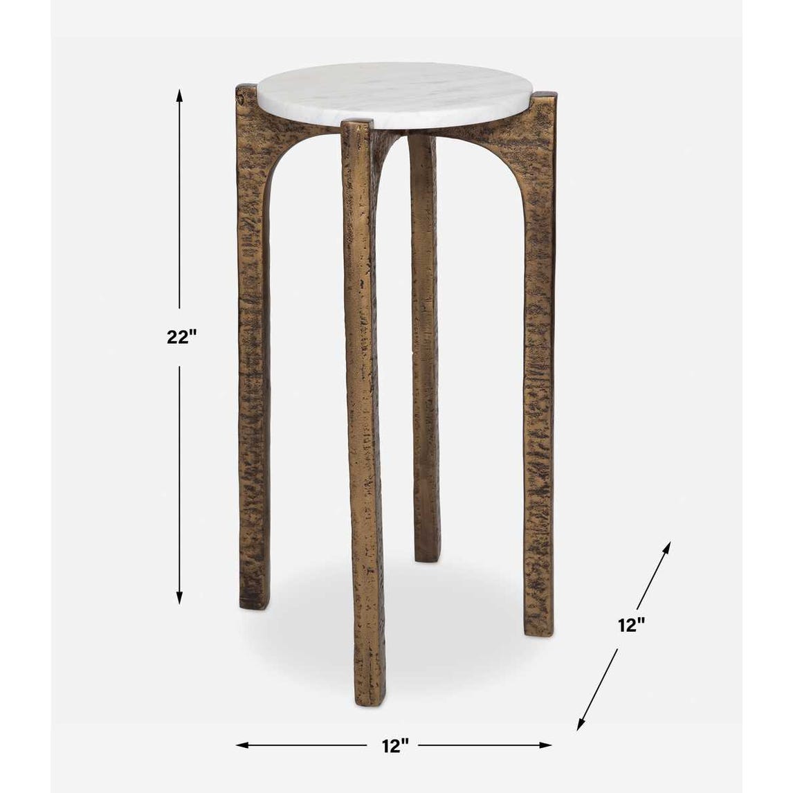 Uttermost Vivi Marble Drink Table