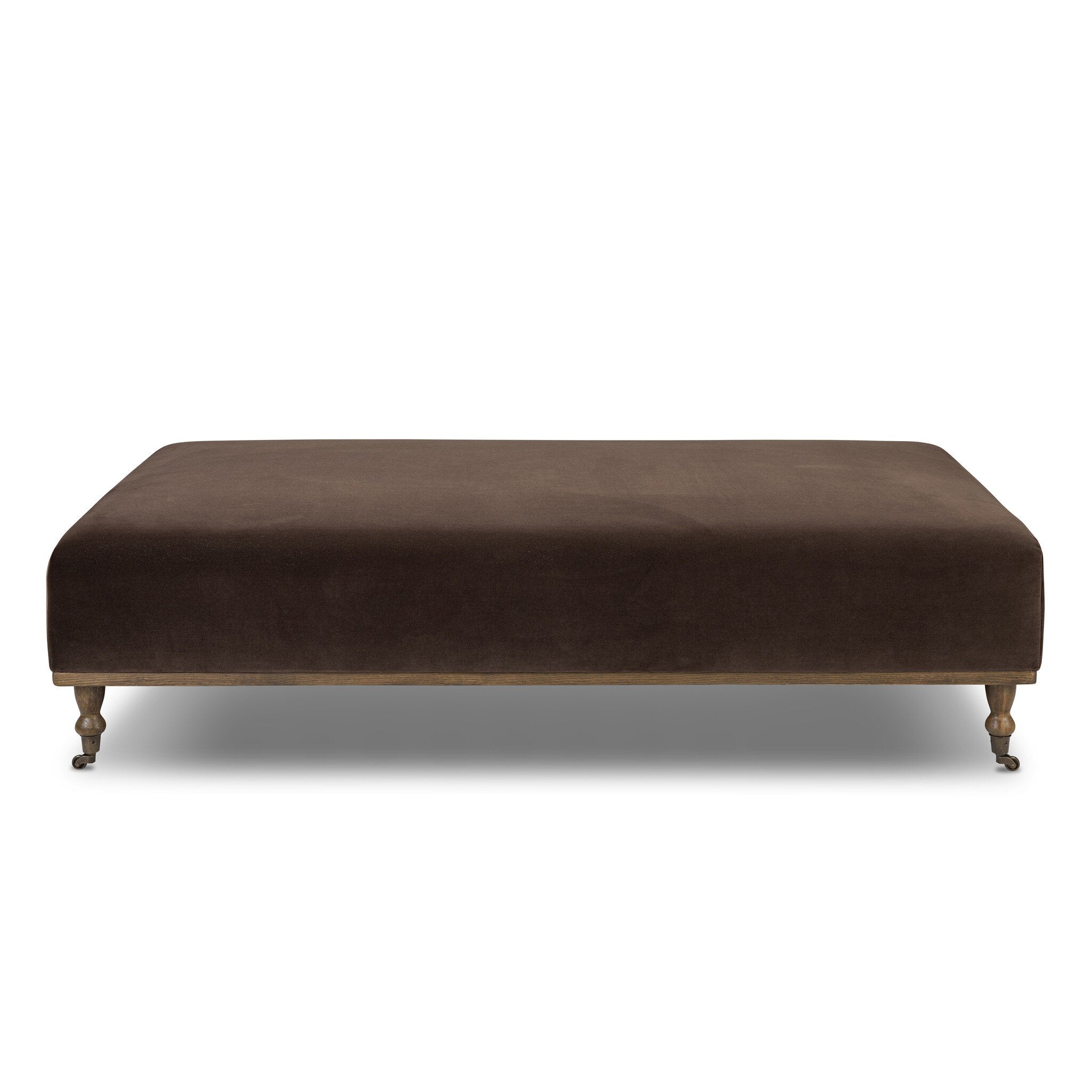 Harlin Cocktail Ottoman - Surrey Cocoa