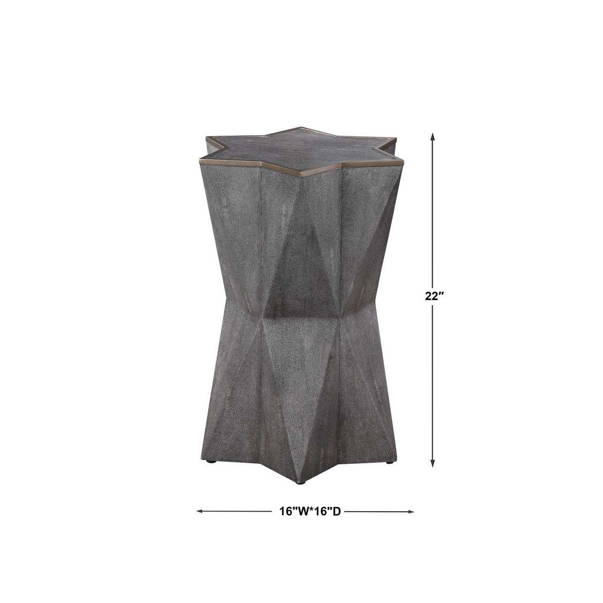 Uttermost Capella Gray Accent Table