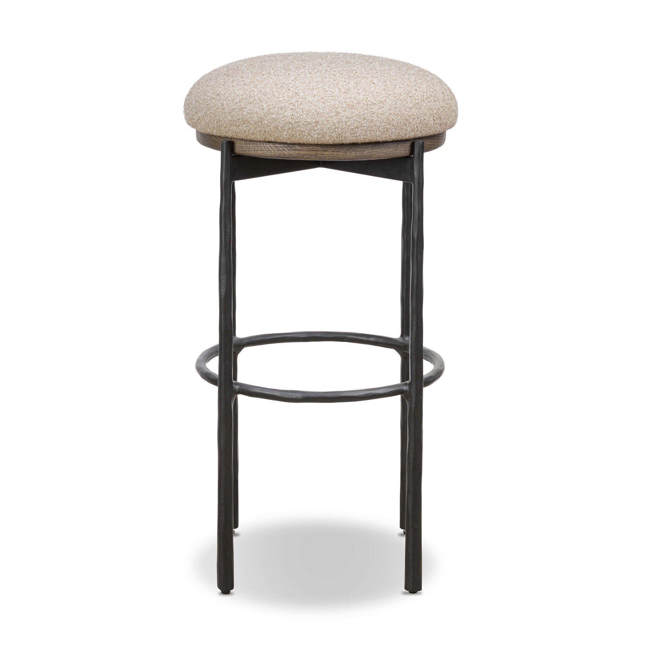 Cofer Swivel Bar Stool - Weslie Flax