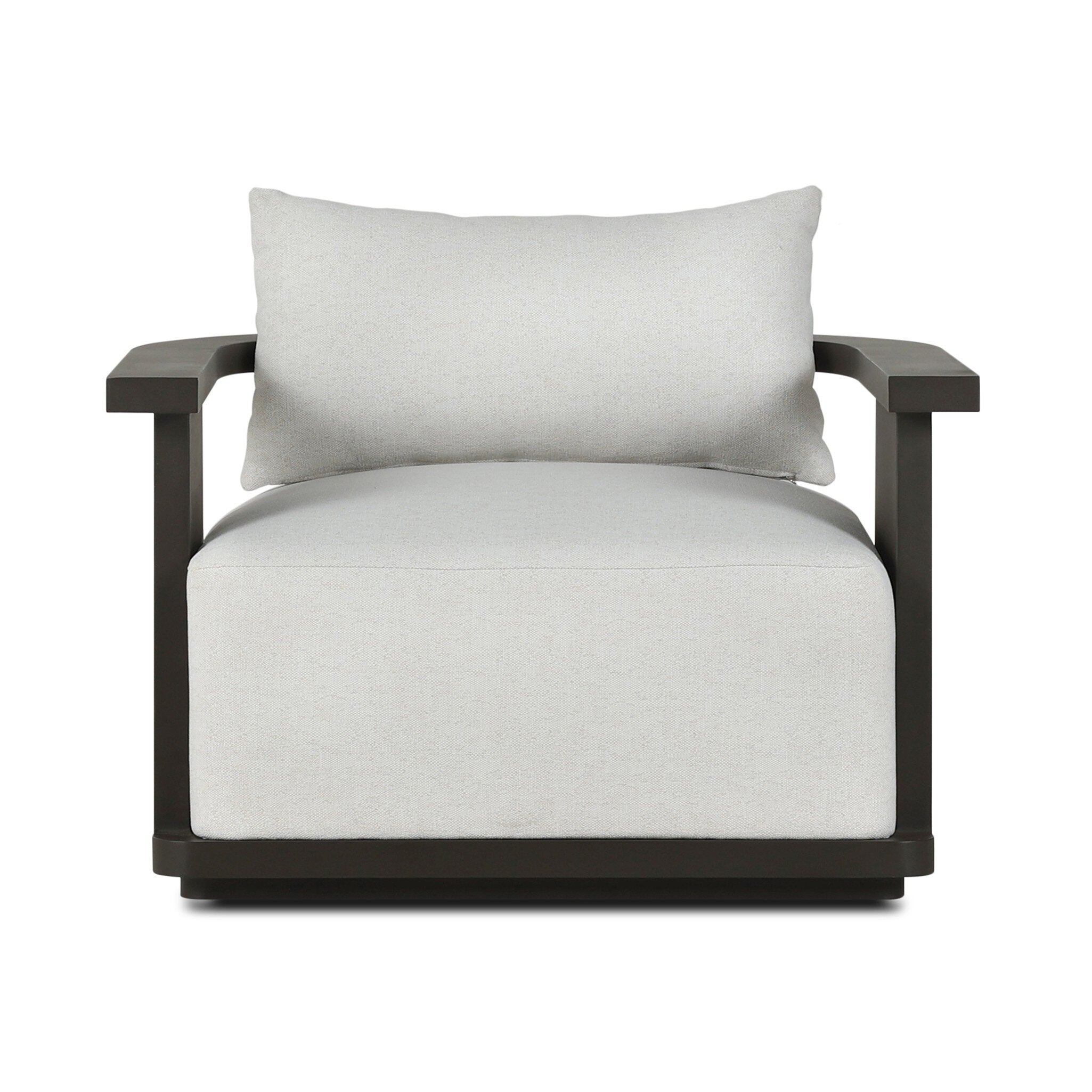 Tahana Outdoor Metal Swivel Chair