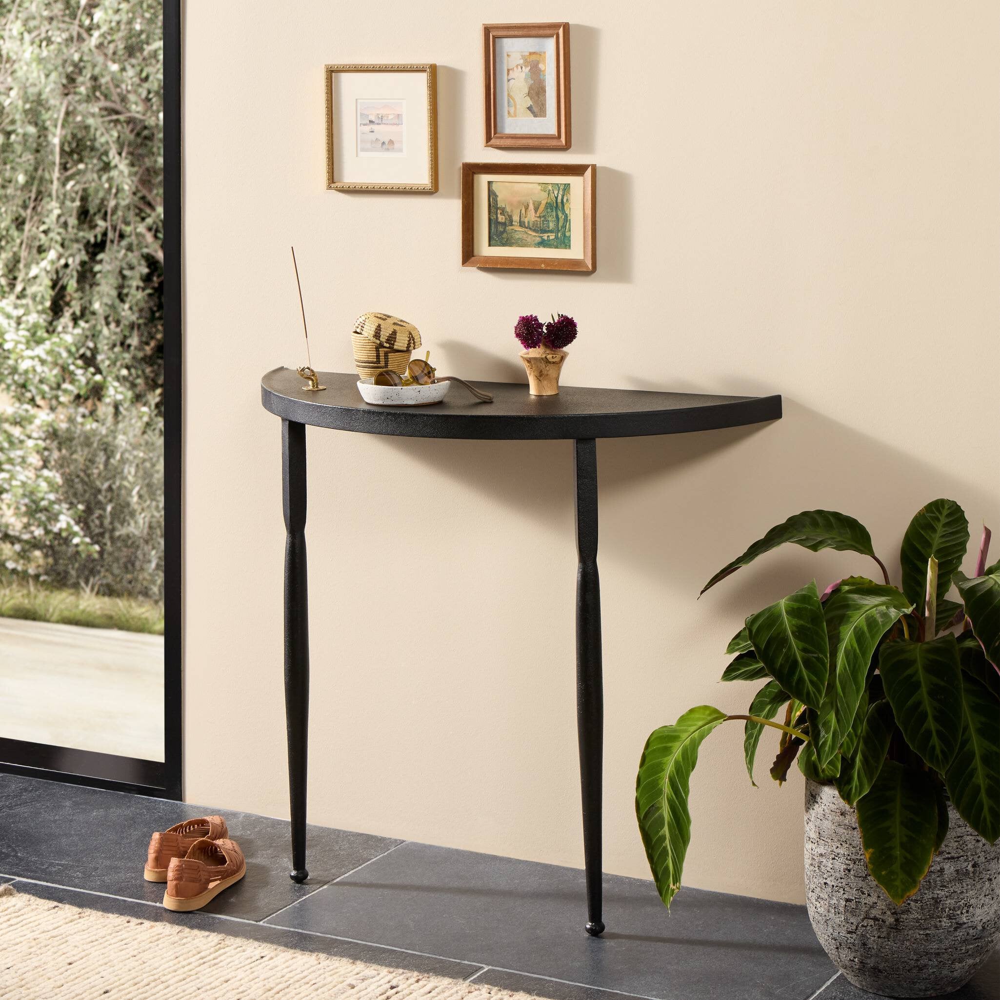 Lois Demilune Console Table