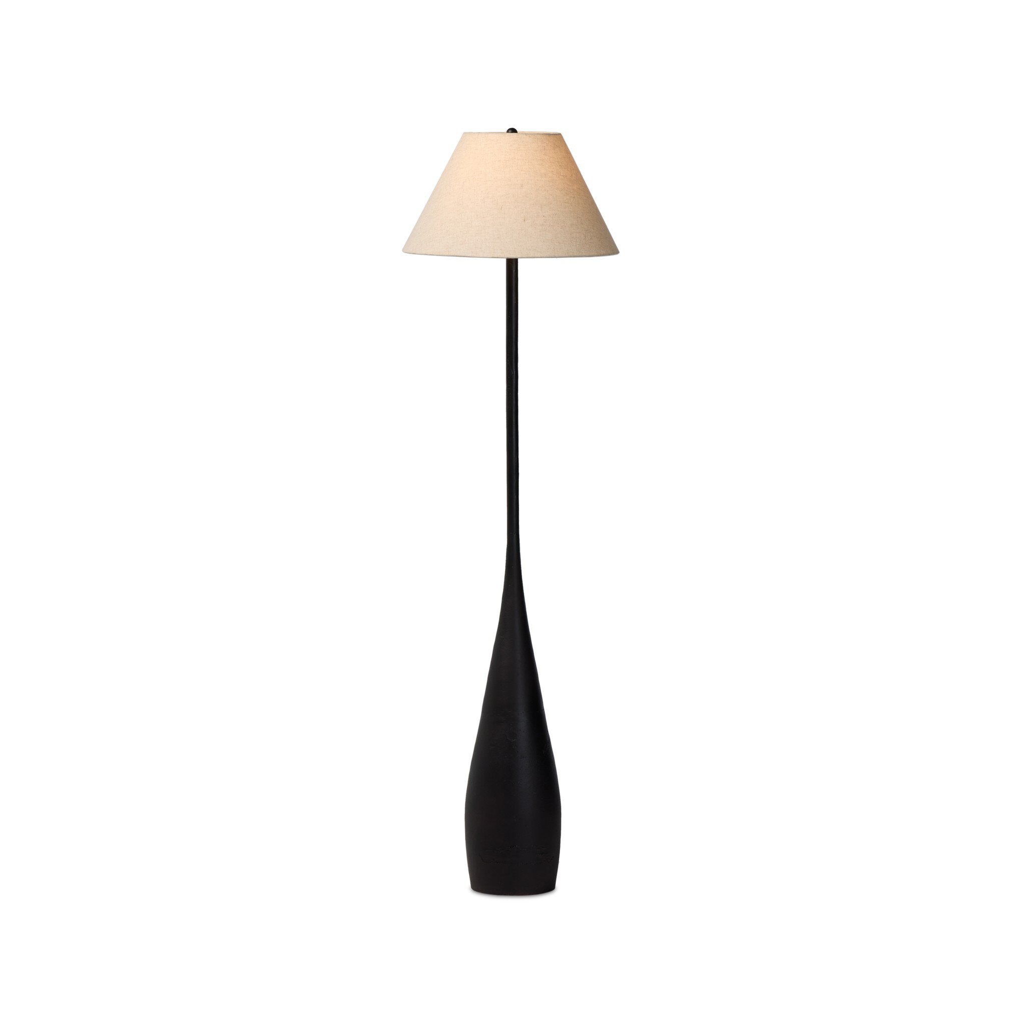 Bellini Floor Lamp - Black Cast Iron