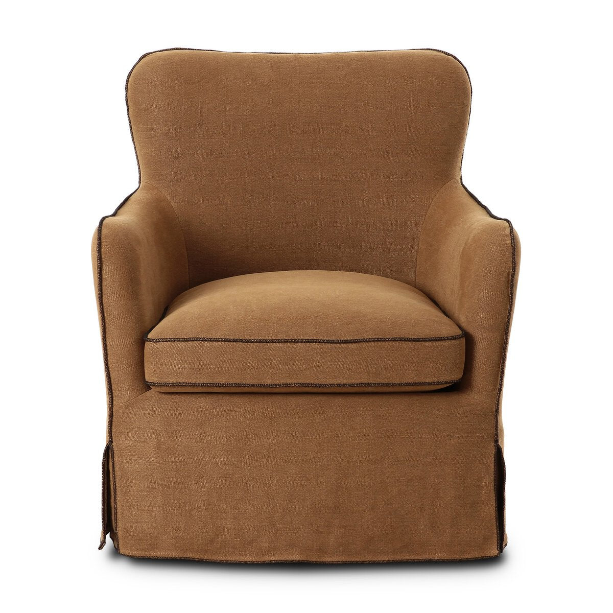 Devon Slipcover Swivel Chair