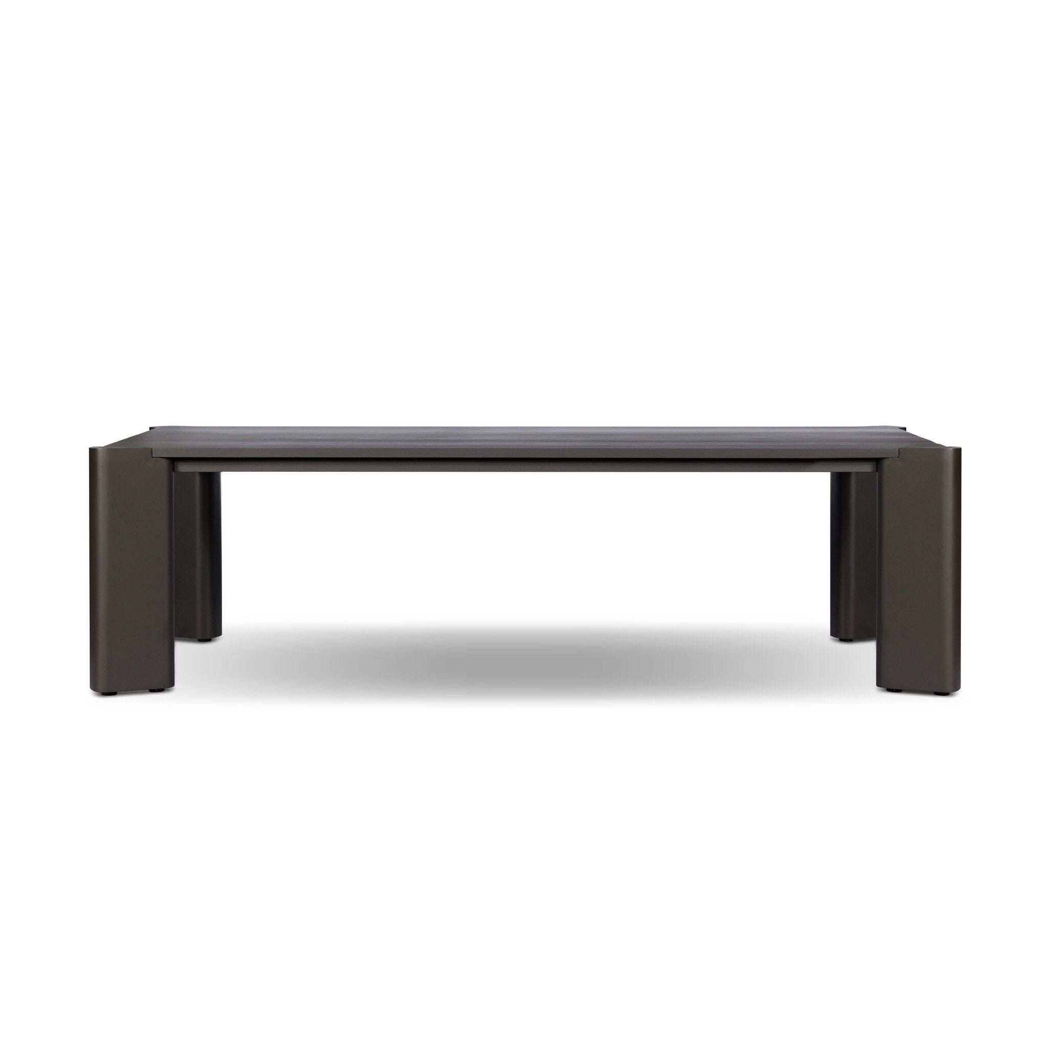 Soho 106" Outdoor Metal Dining Table