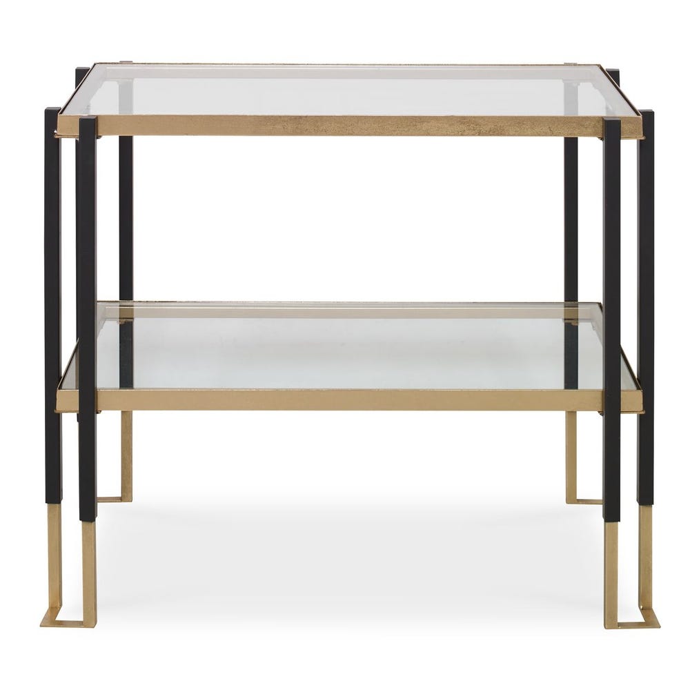 Uttermost Kentmore Glass Side Table