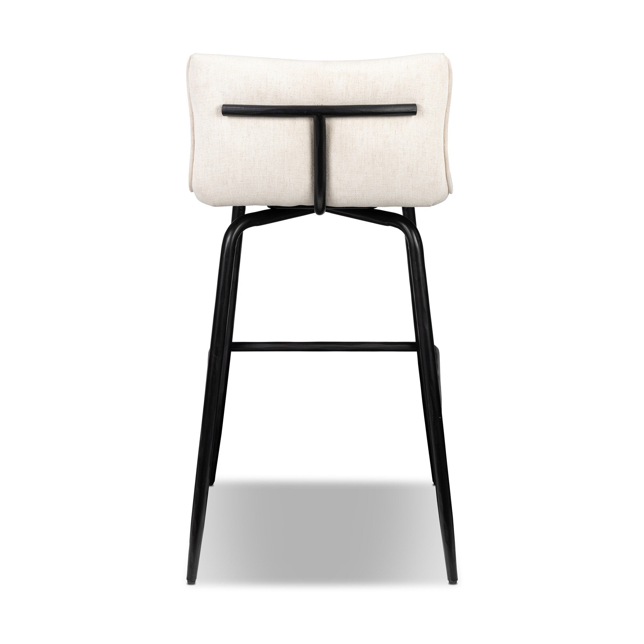 Ridley Swivel Bar Stool - Crypton Nomad Snow