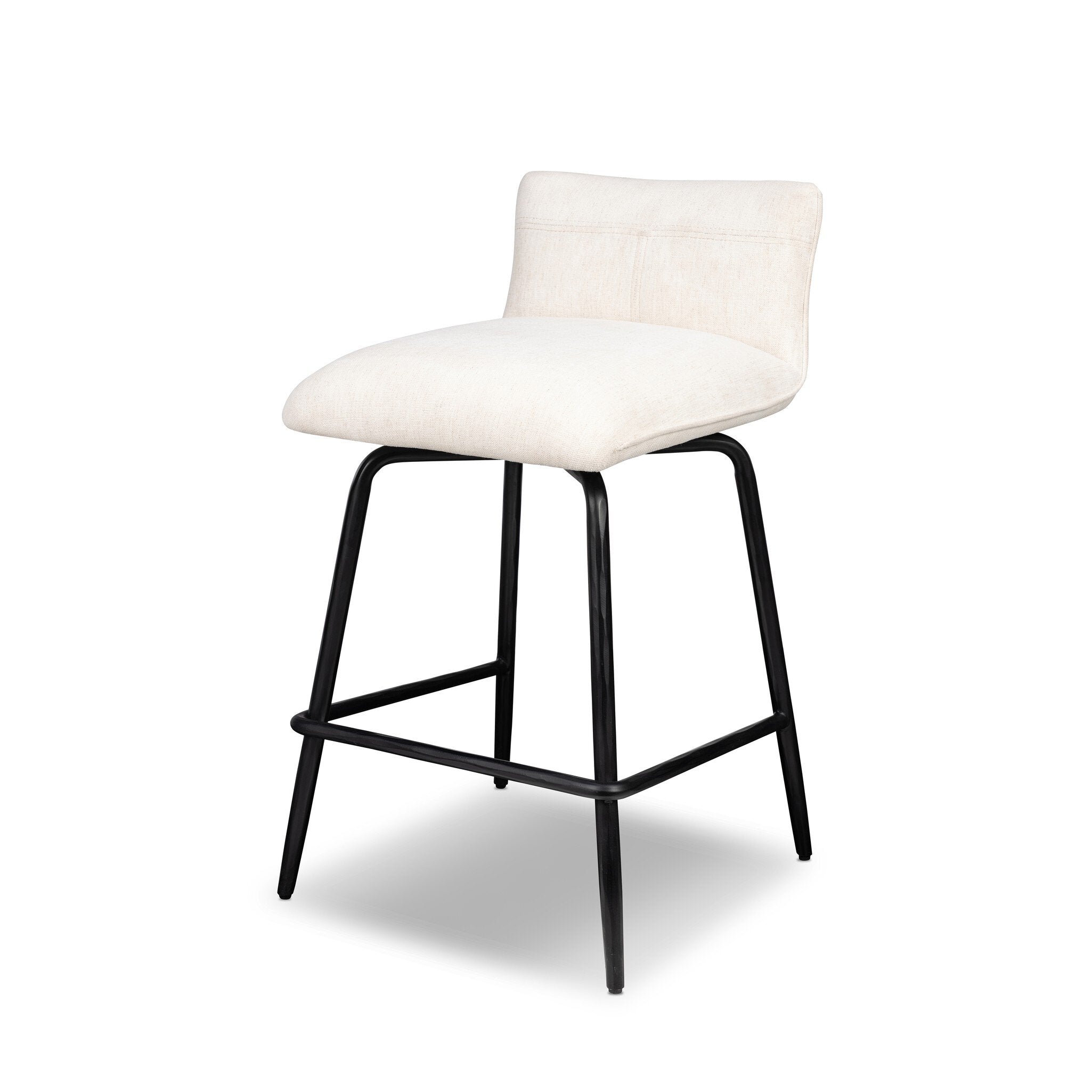 Ridley Swivel Counter Stool - Crypton Nomad Snow