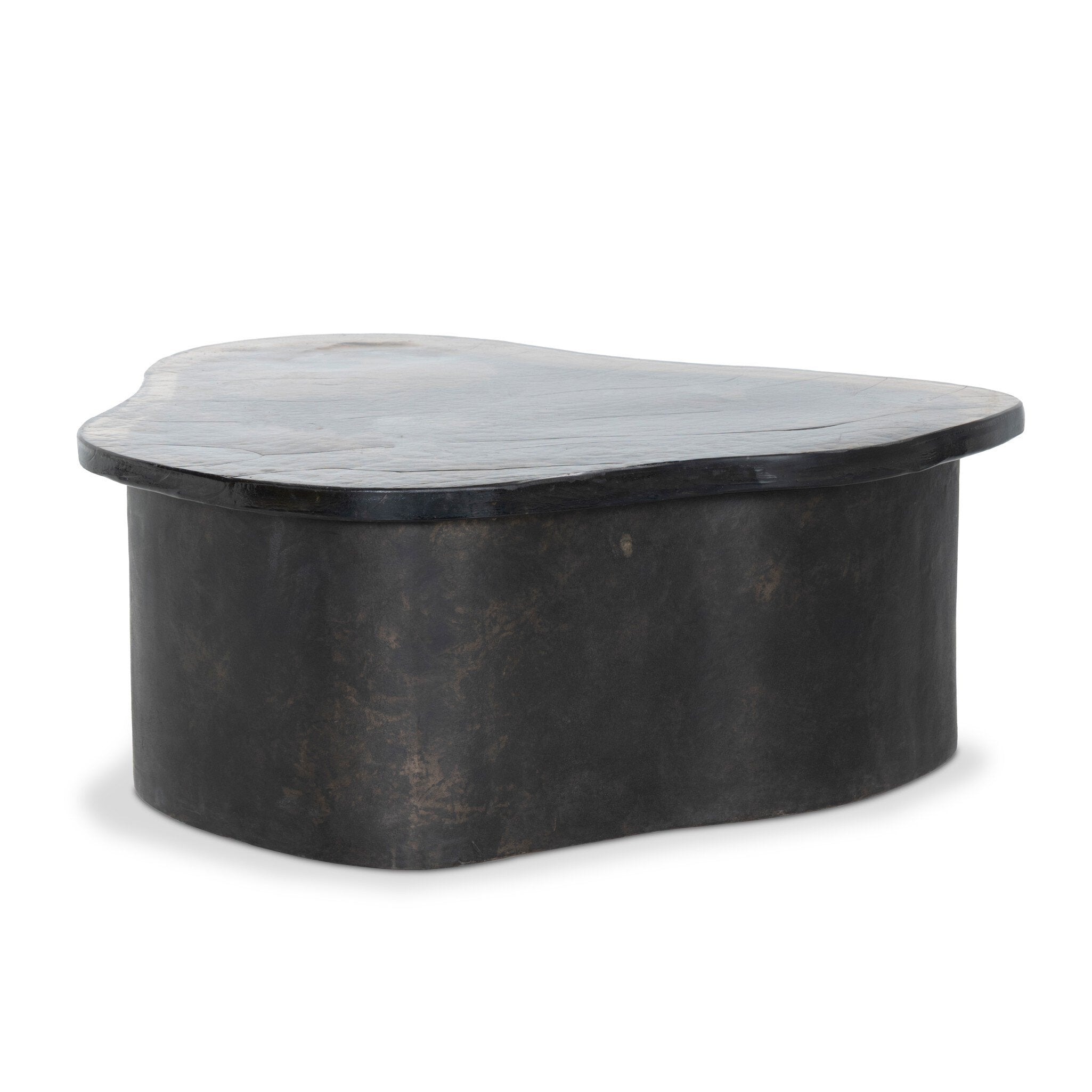 Efran Nesting Coffee Table - Smoked Brown Cast Glass