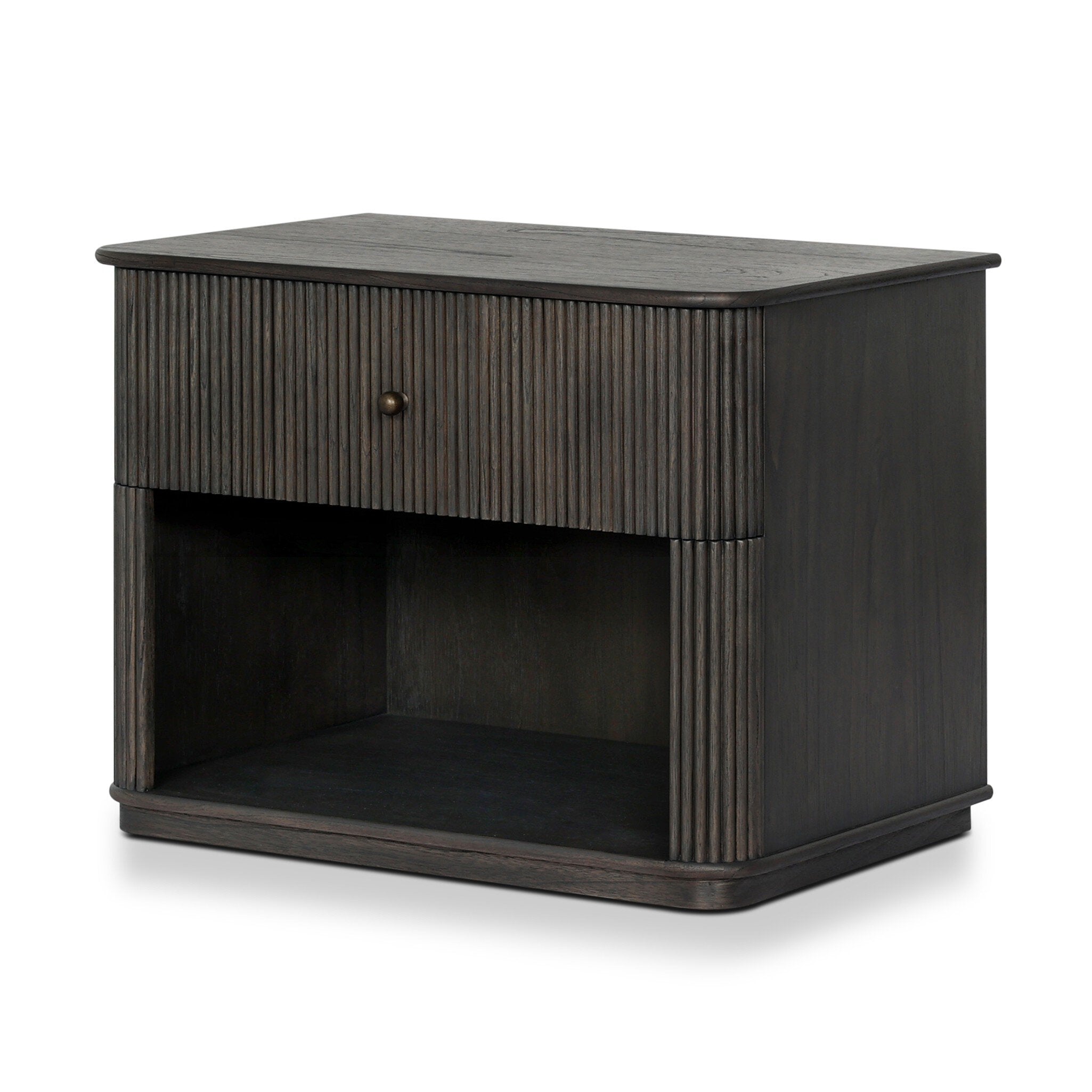 Ona Nightstand - Smoked Black Mindi Veneer