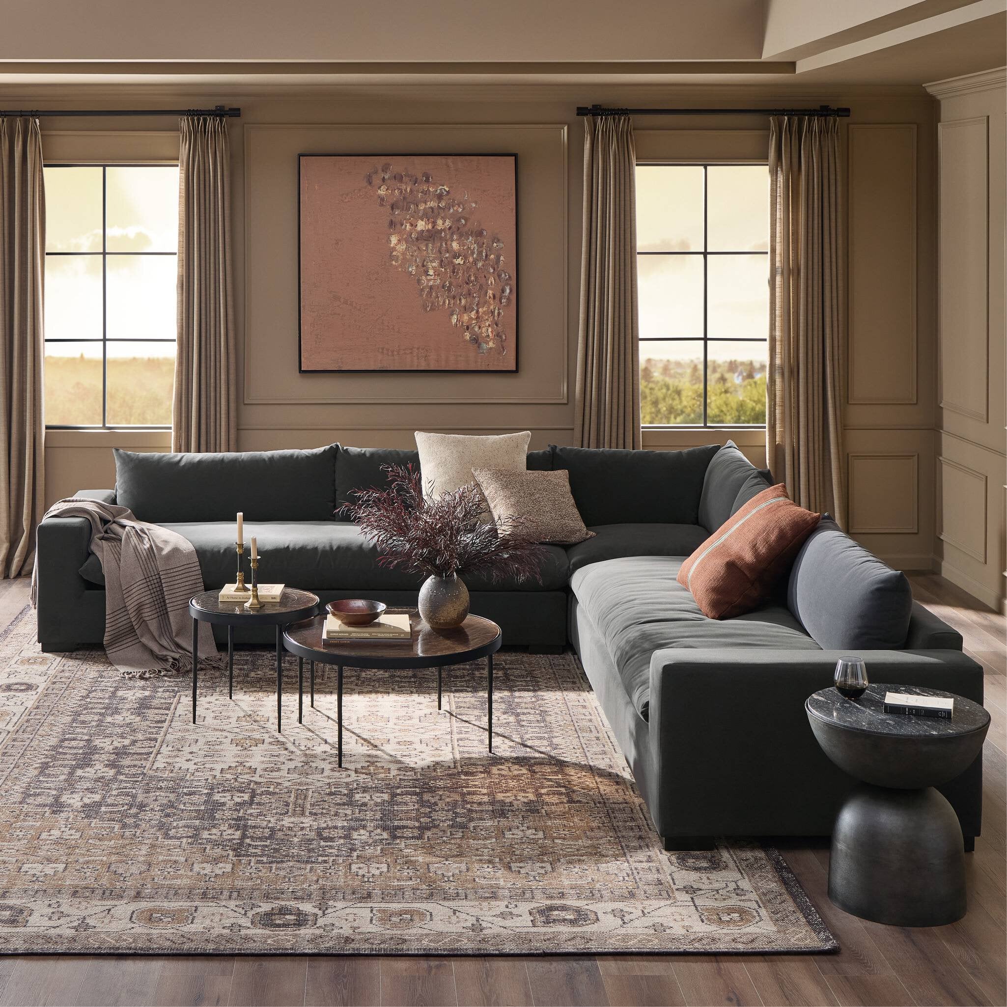 Grant 3-Piece Sectional with Arms Sectionals Four Hands , Black Friday Sale Four Hands Furniture Sale, Old Bones Co, Mid Century Furniture Sale, Four Hands Furniture, Black Friday Sale Grant 3-Piece Sectional with Arms,Gus Sale, Perigold Grant 3-Piece Sectional with Arms Sectionals Black Friday Sale , Perigold Sale Grant 3-Piece Sectional with Arms,Grant 3-Piece Sectional with Arms Lulu and Georgia, Burke Decor Sale Grant 3-Piece Sectional with Arms, www.oldbonesco.com