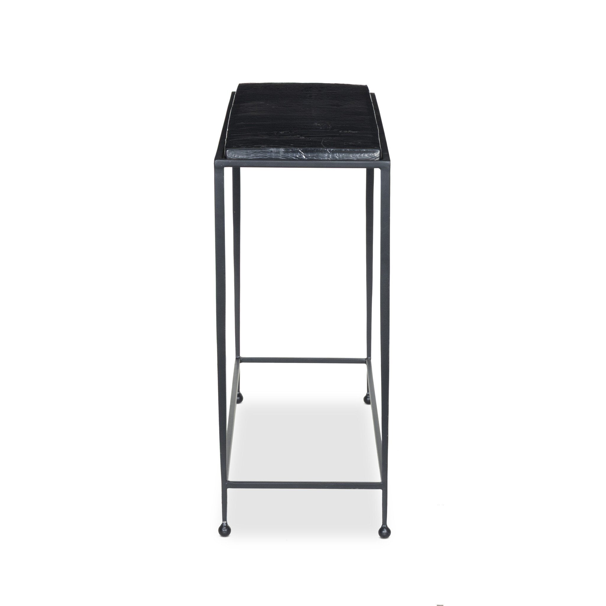 Dalston Cast Glass Console Table