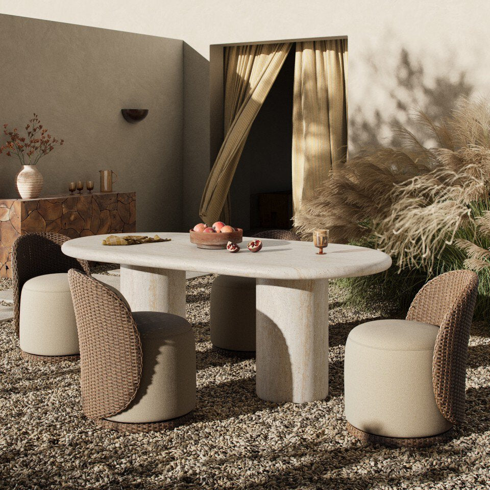 Poole 78" Outdoor Dining Table