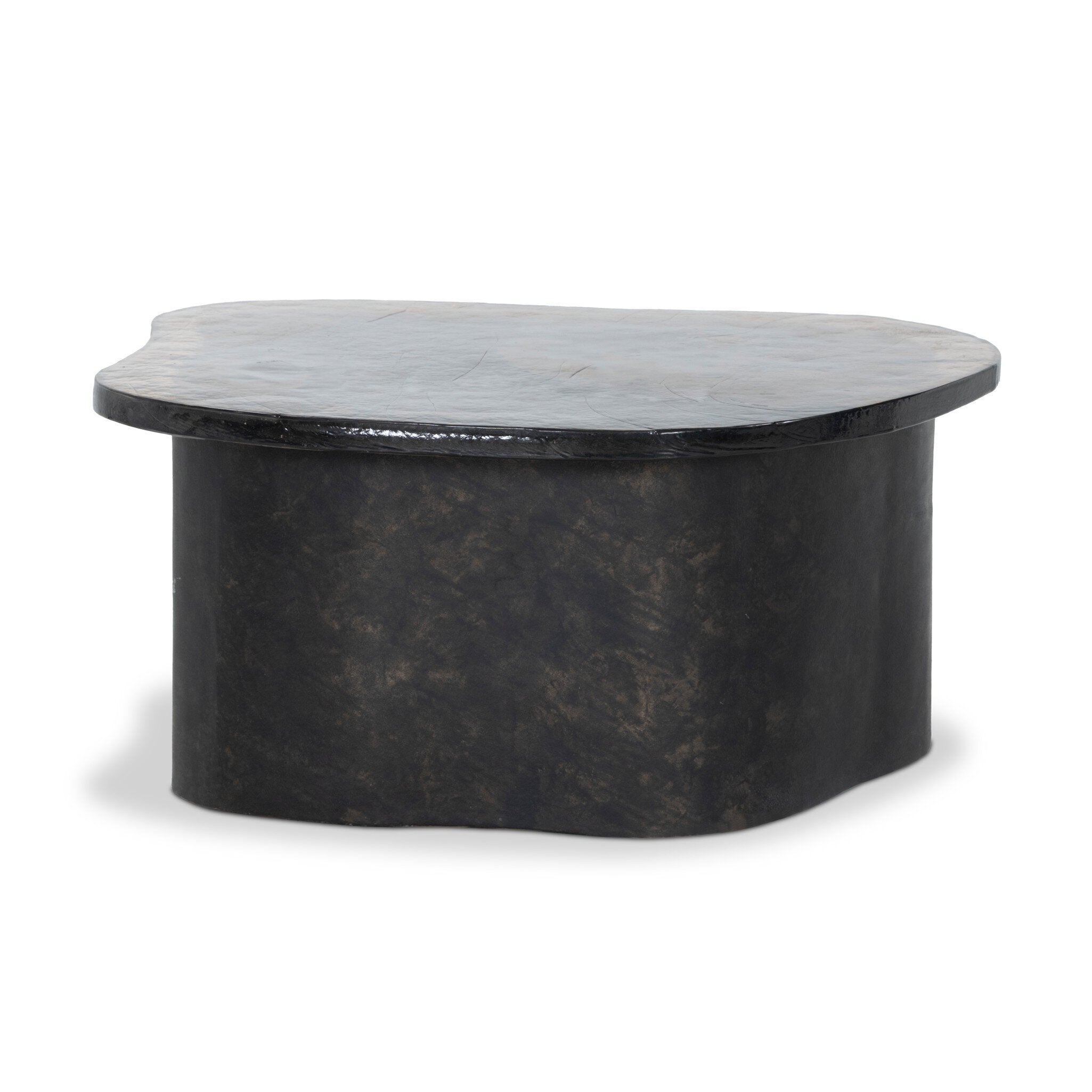Efran Nesting Coffee Table - Smoked Brown Cast Glass