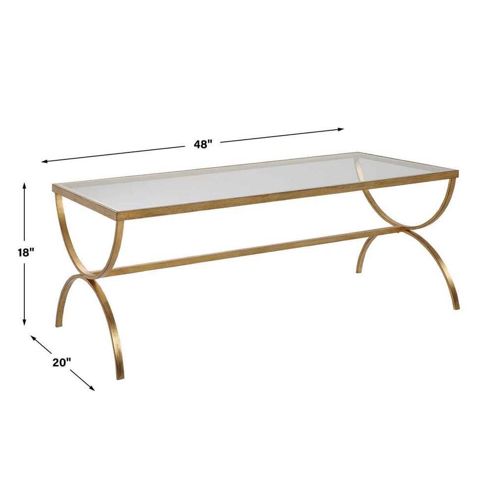 Crescent Coffee Table by Uttermost