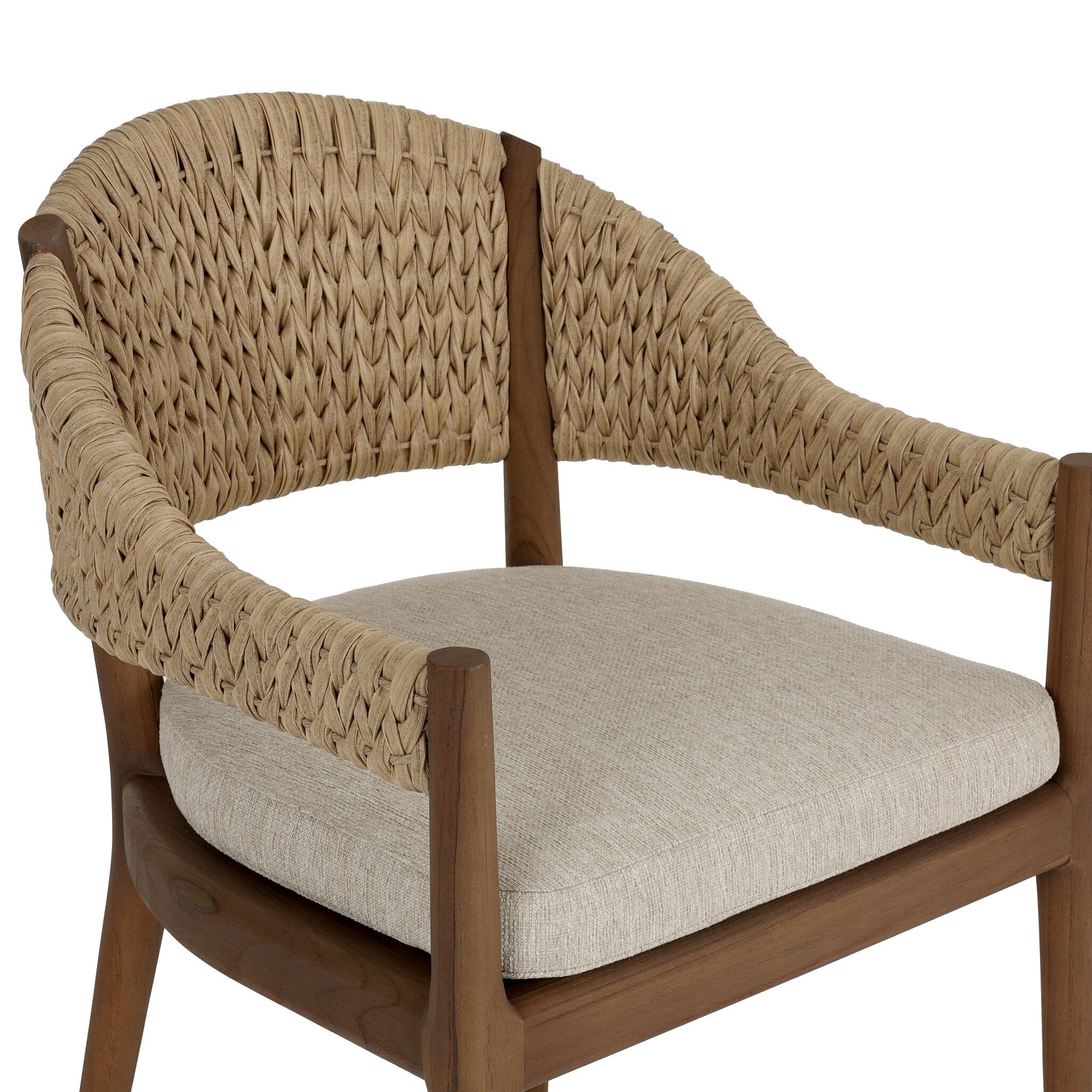 Atwood Outdoor Dining Armchair - Ellor Beige
