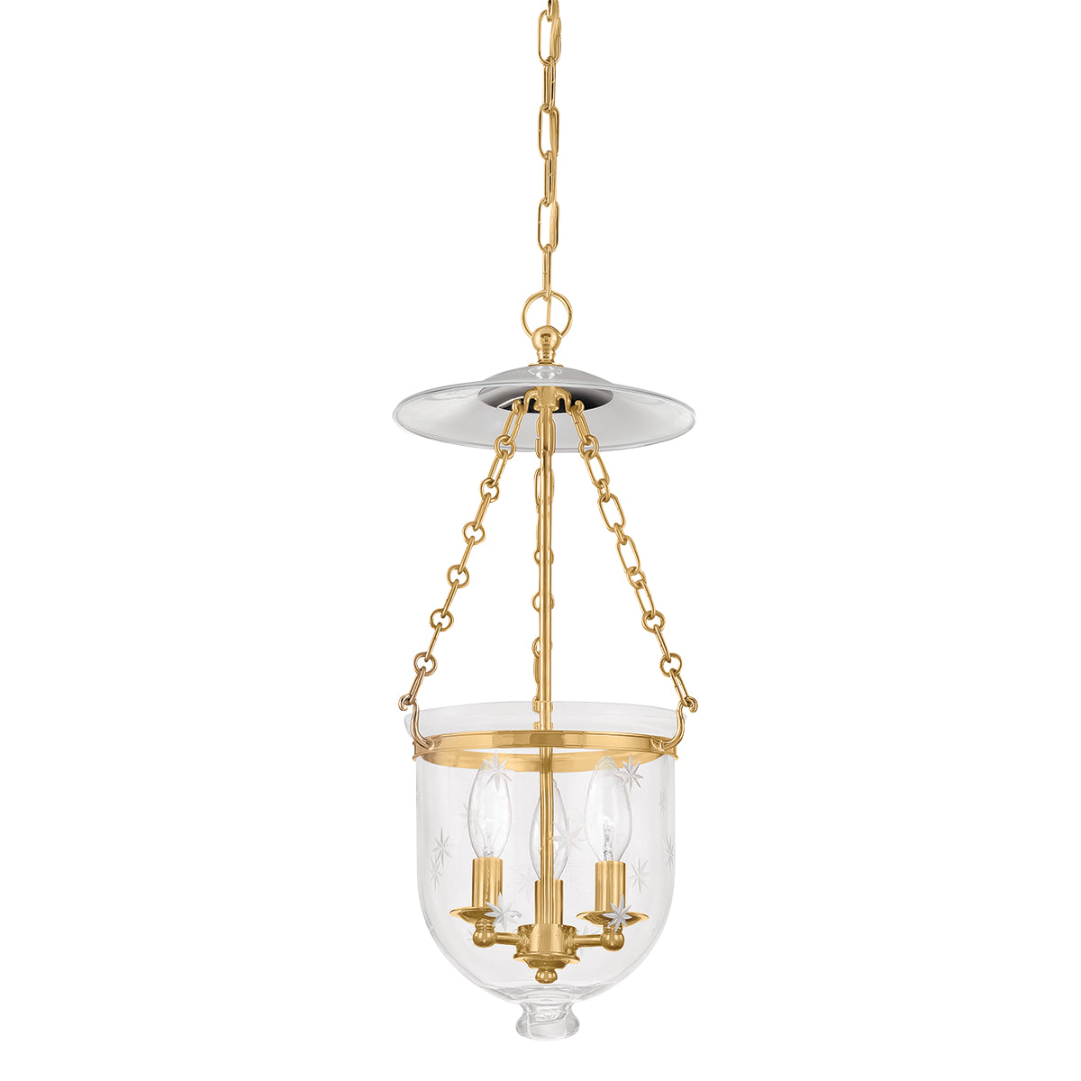 Hampton Pendant - Aged Brass