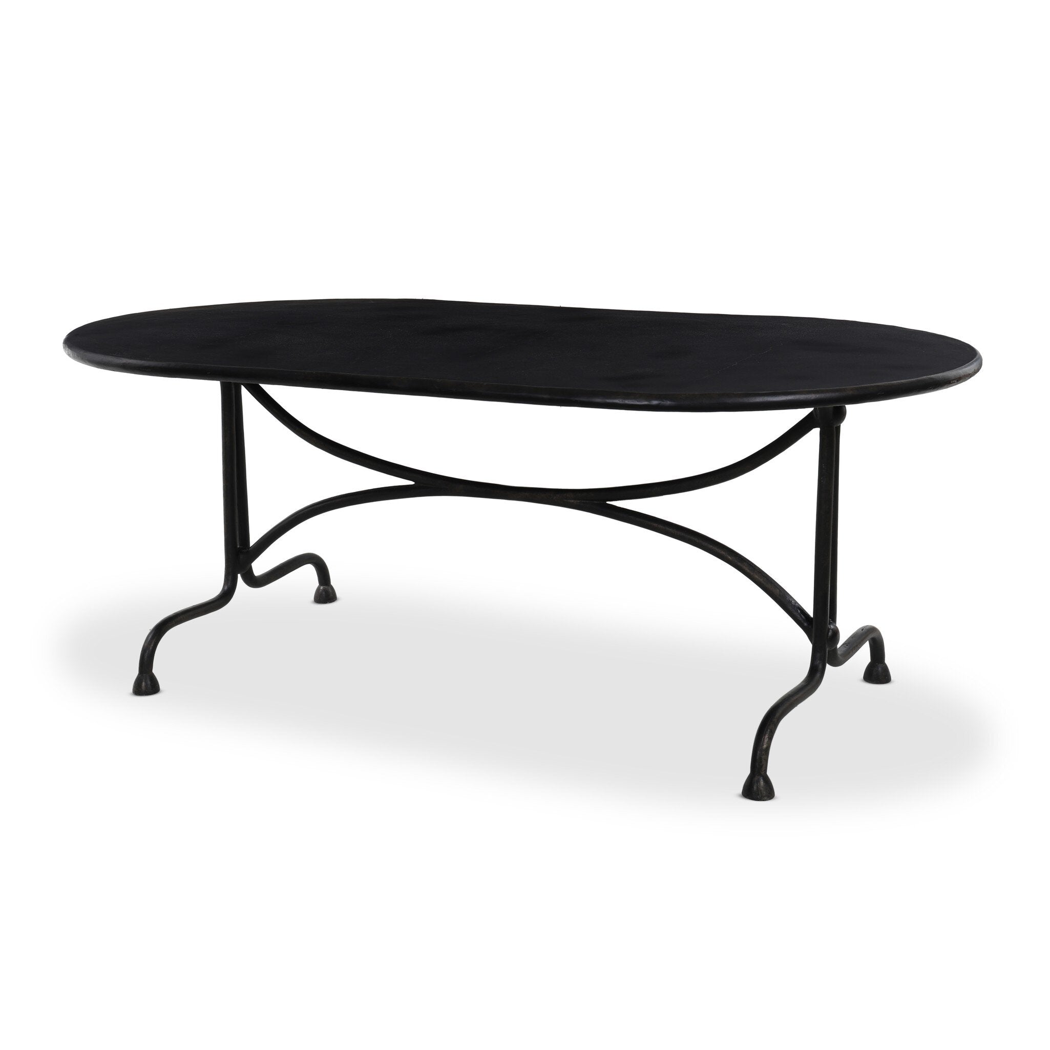 Lenoir 76" Outdoor Dining Table - Distressed Bronze