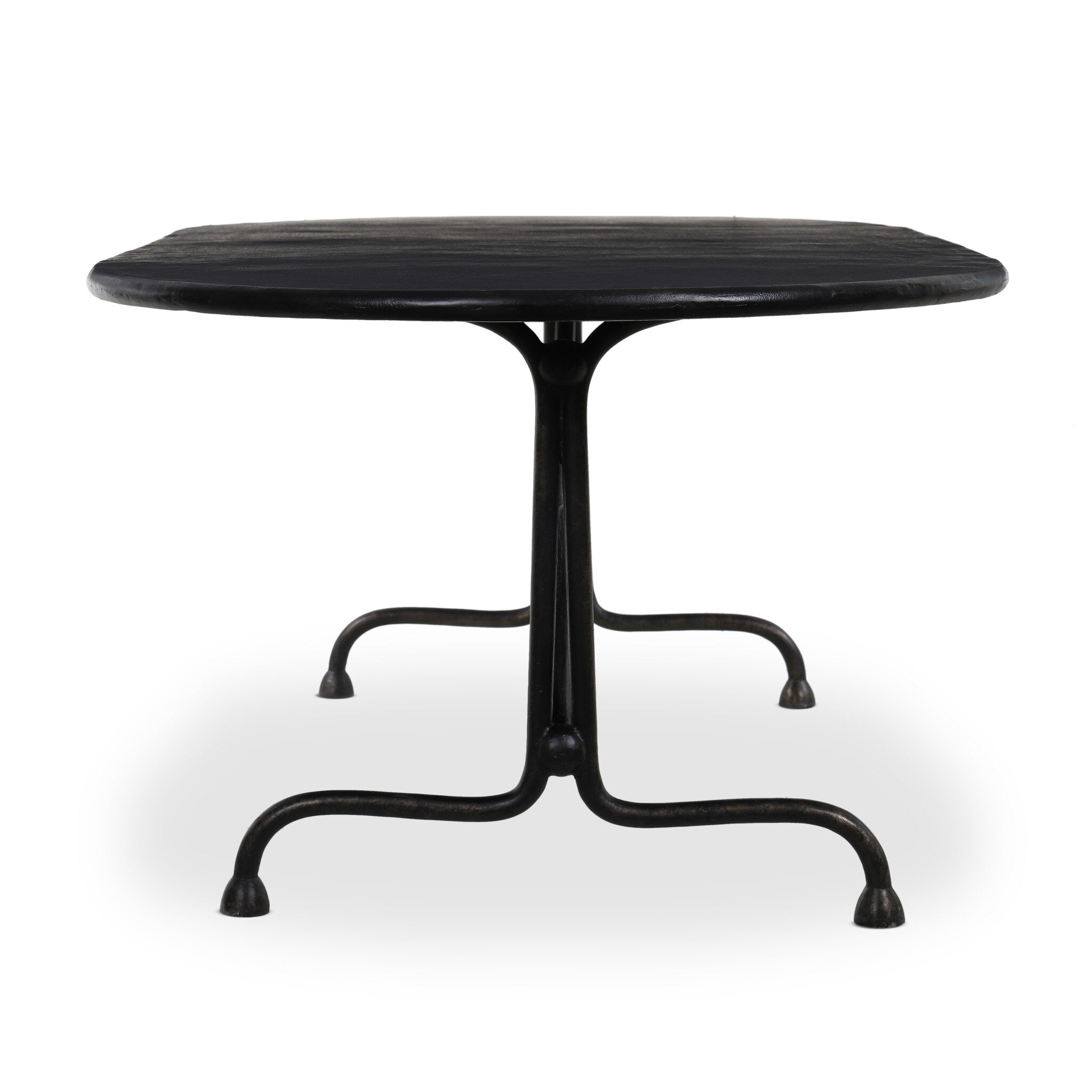 Lenoir 76" Outdoor Dining Table - Distressed Bronze