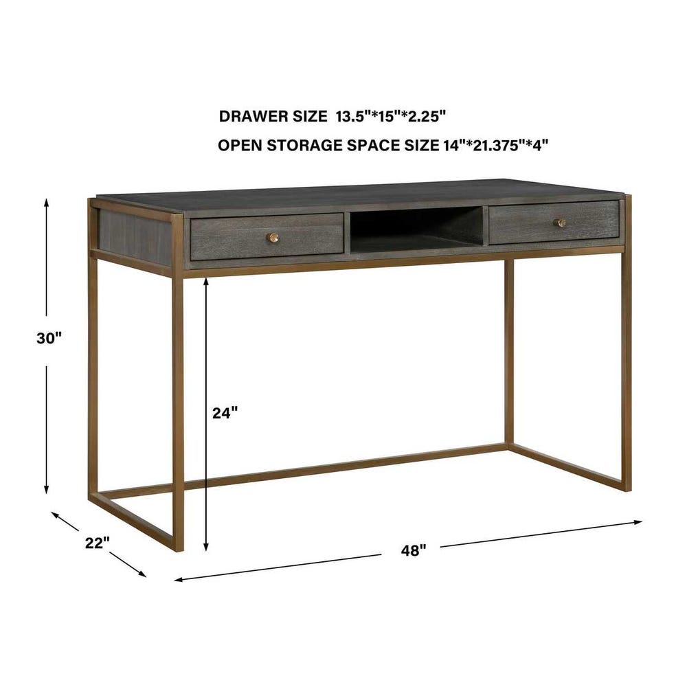 Uttermost Taja Modern Writing Desk