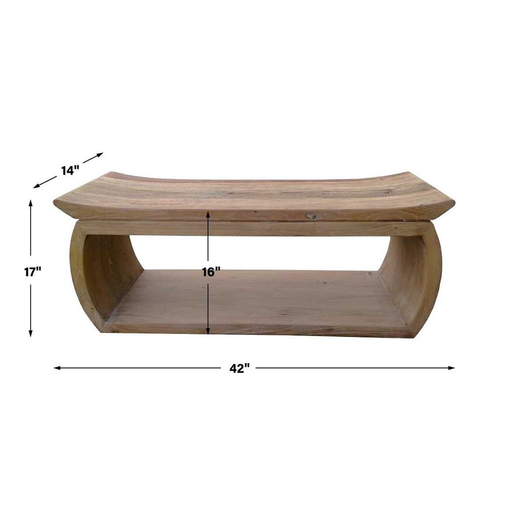 Uttermost Connor Elm Accent Stool