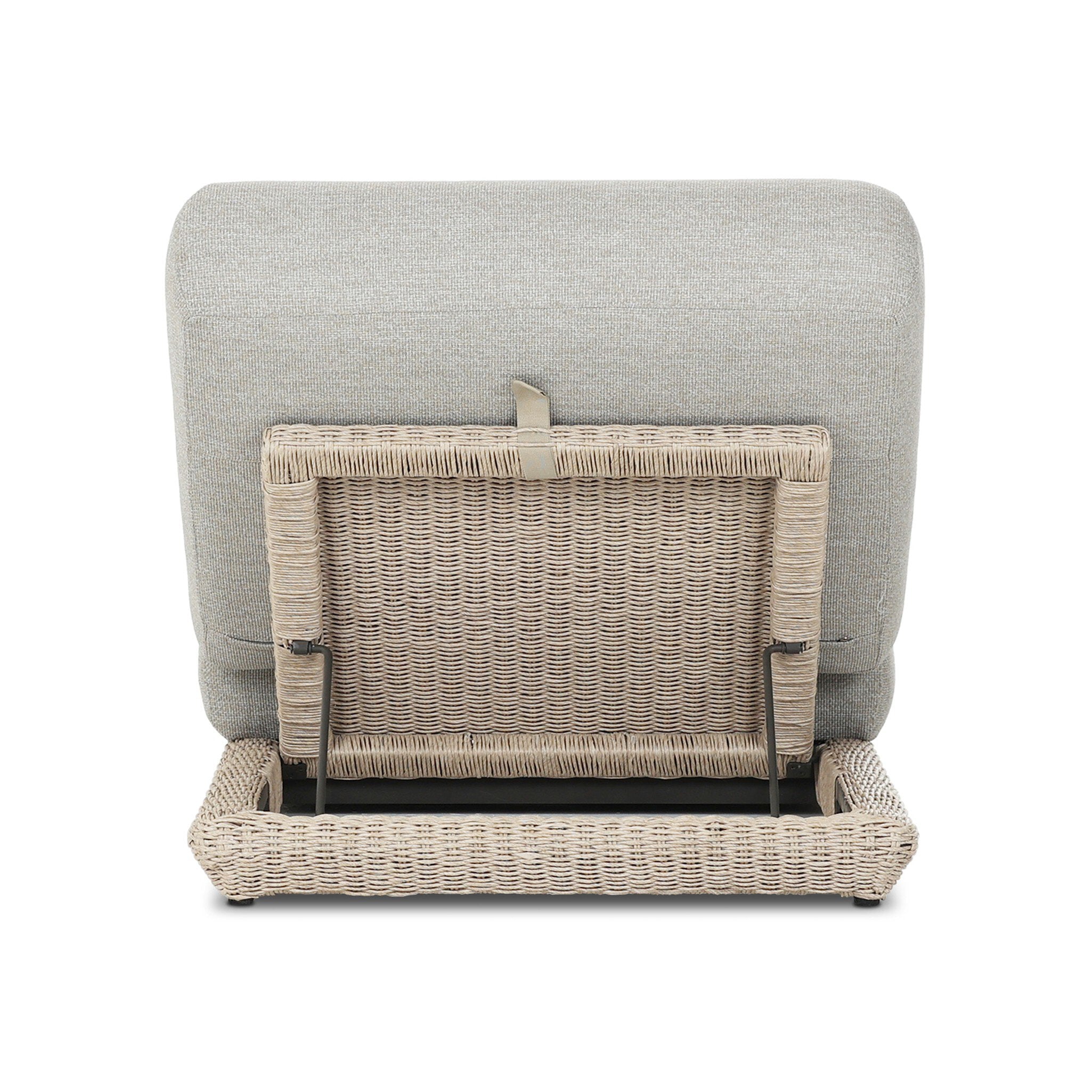 Evander Outdoor Chaise - Ramiro Ecru