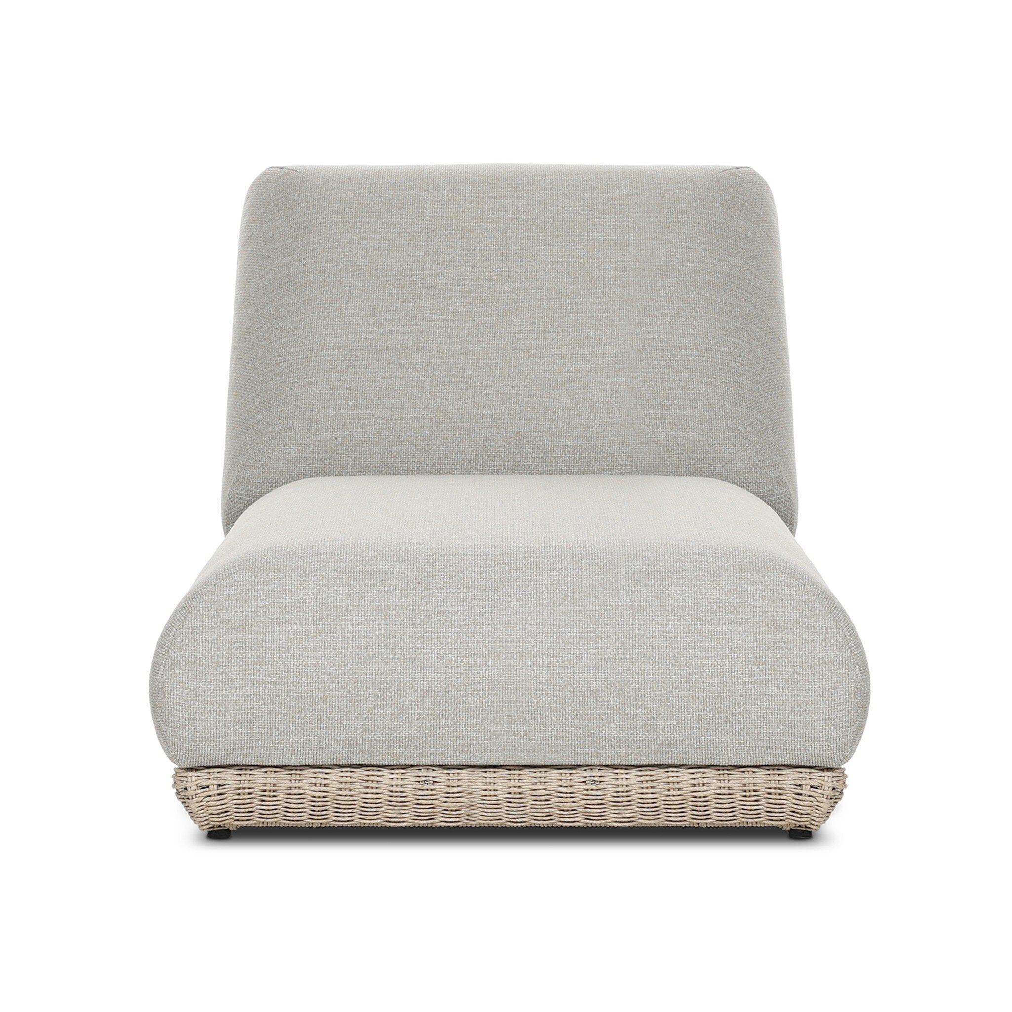 Evander Outdoor Chaise - Ramiro Ecru