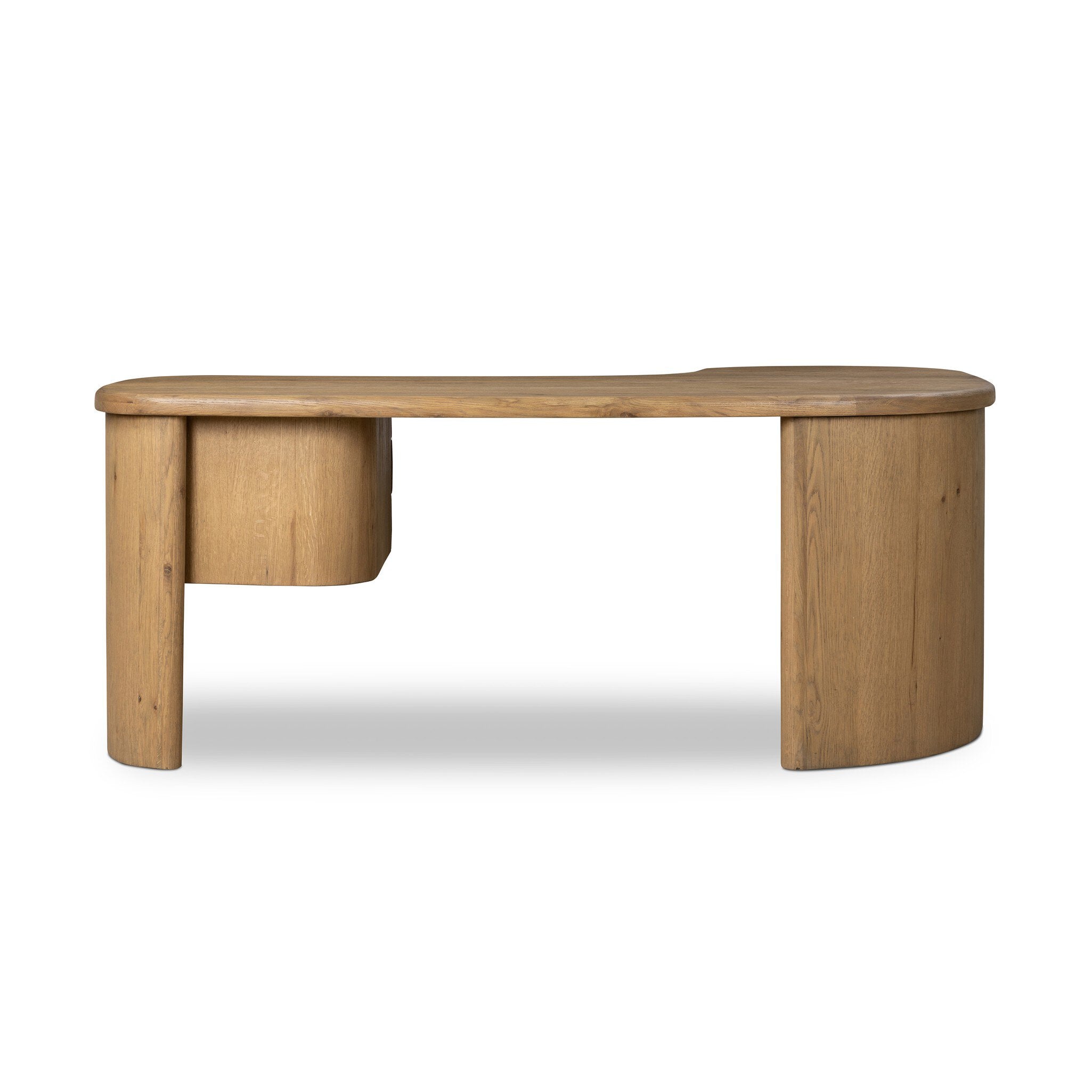Roan Desk - Aged Smoked Oak