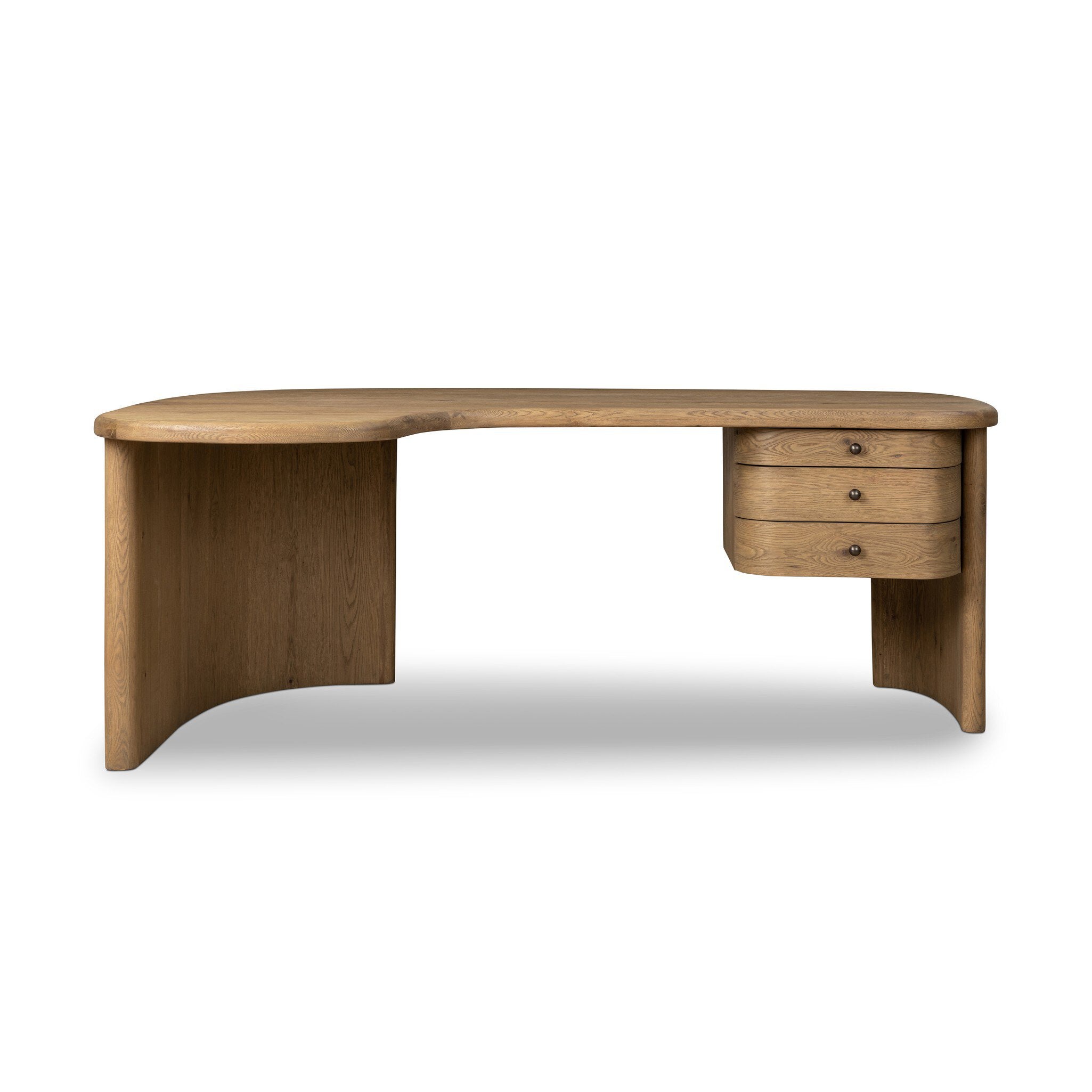 Roan Desk - Aged Smoked Oak