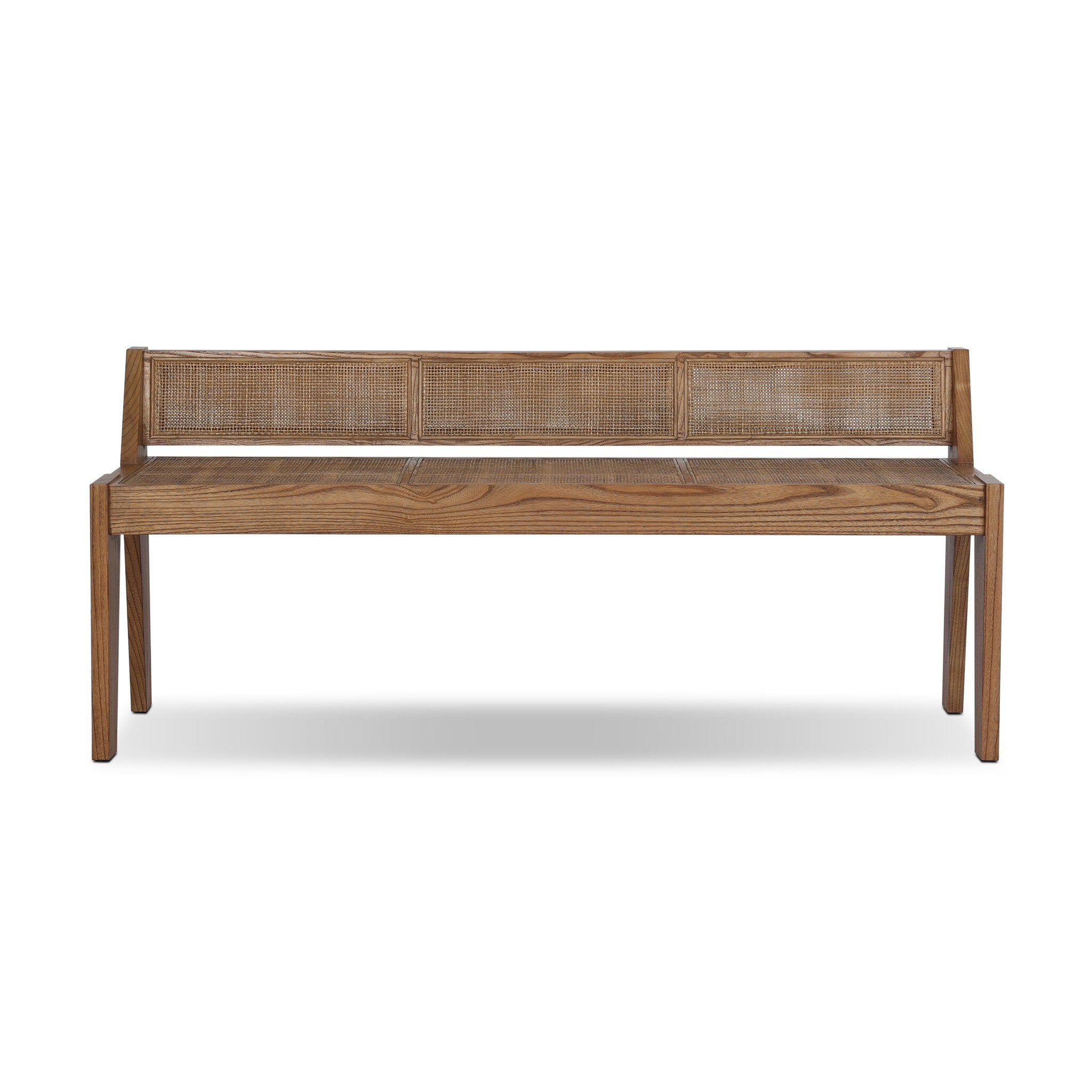 Lutz Accent Bench - Toasted Sungkai