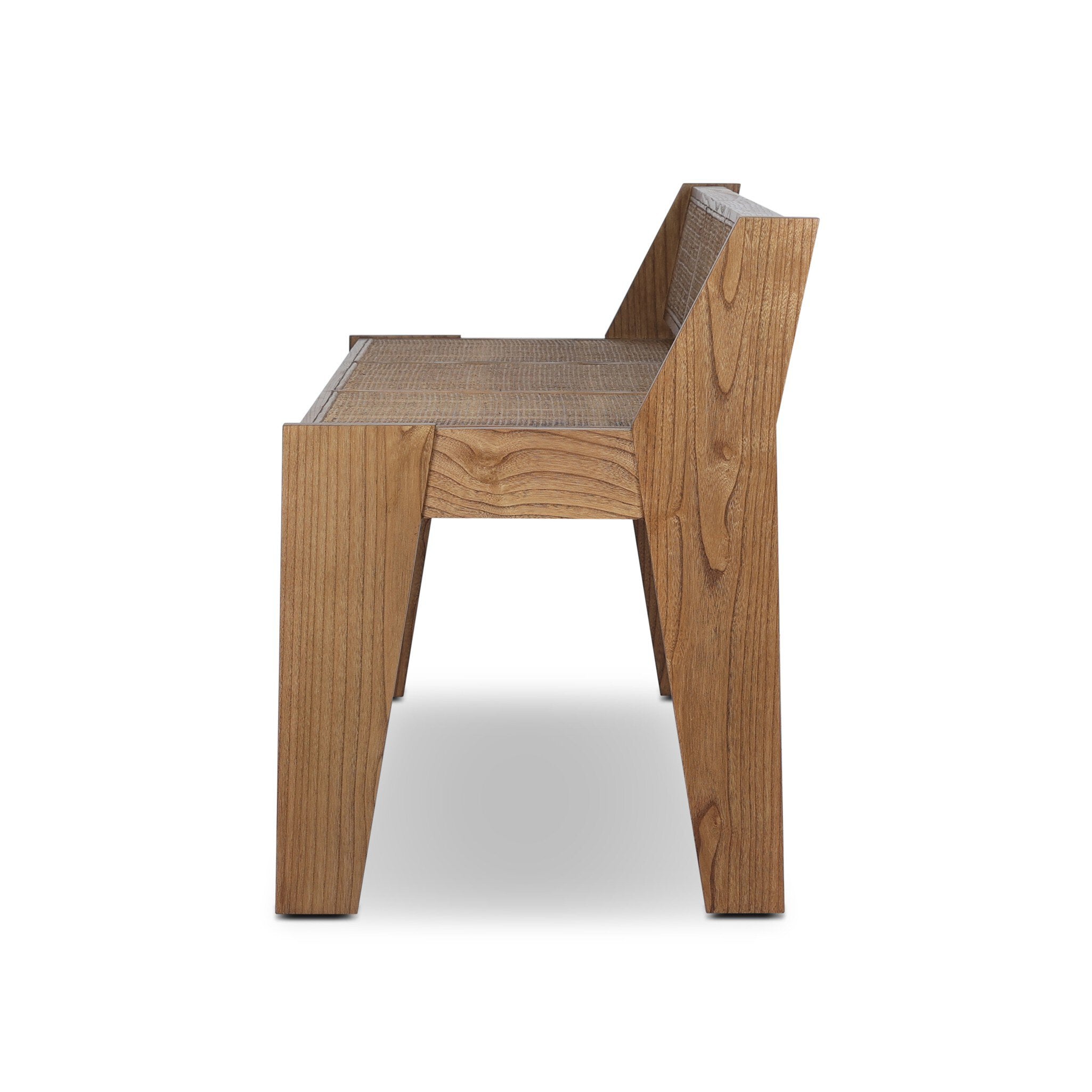Lutz Accent Bench - Toasted Sungkai