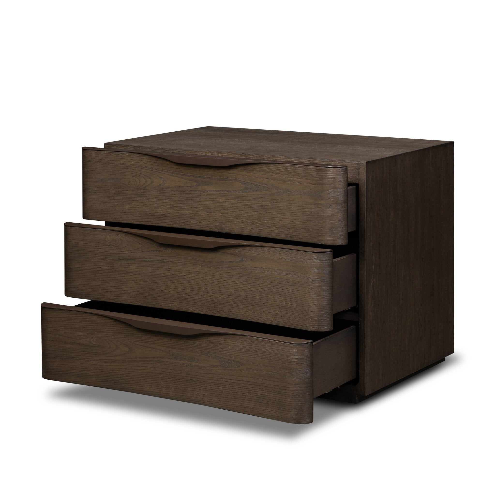 Amiro Nightstand - Tumble Brown Ash Veneer
