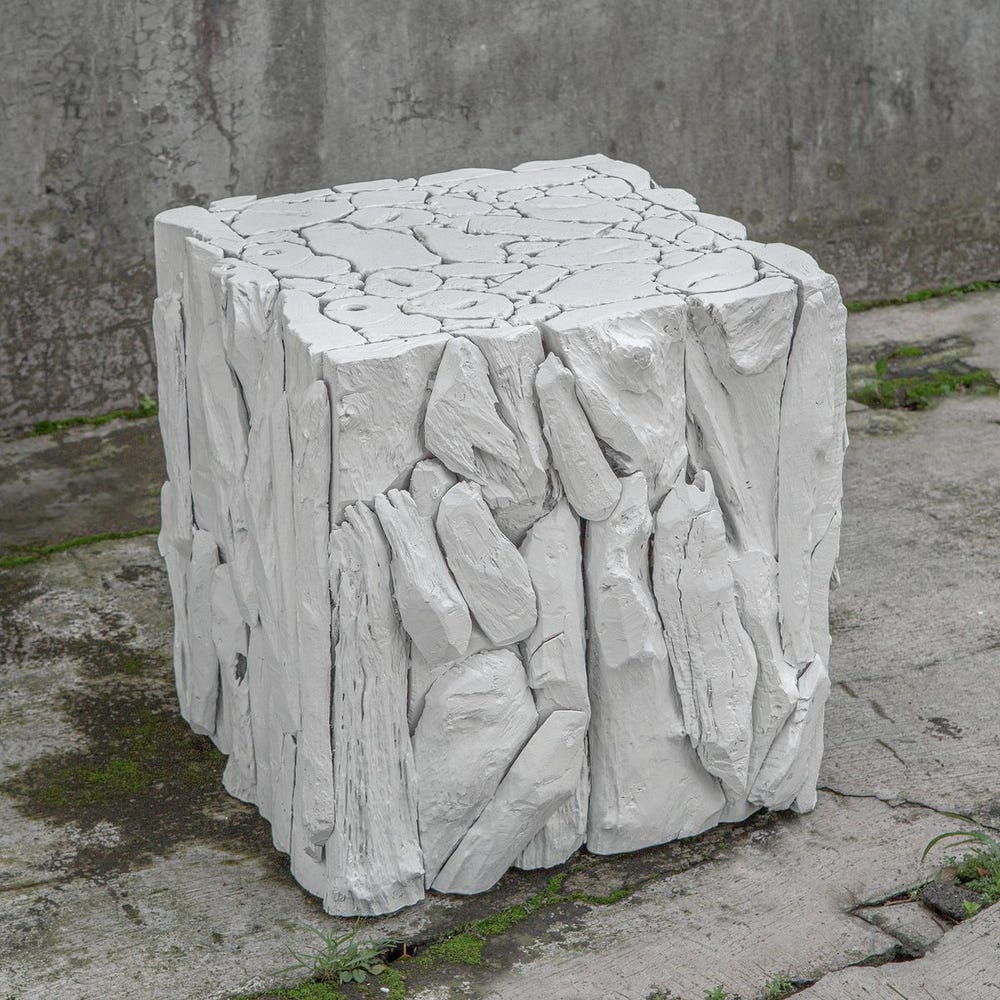 Uttermost Teak Root Bunching Cube