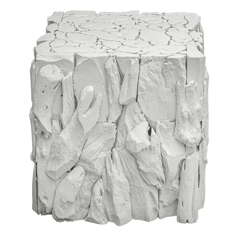 Uttermost Teak Root Bunching Cube