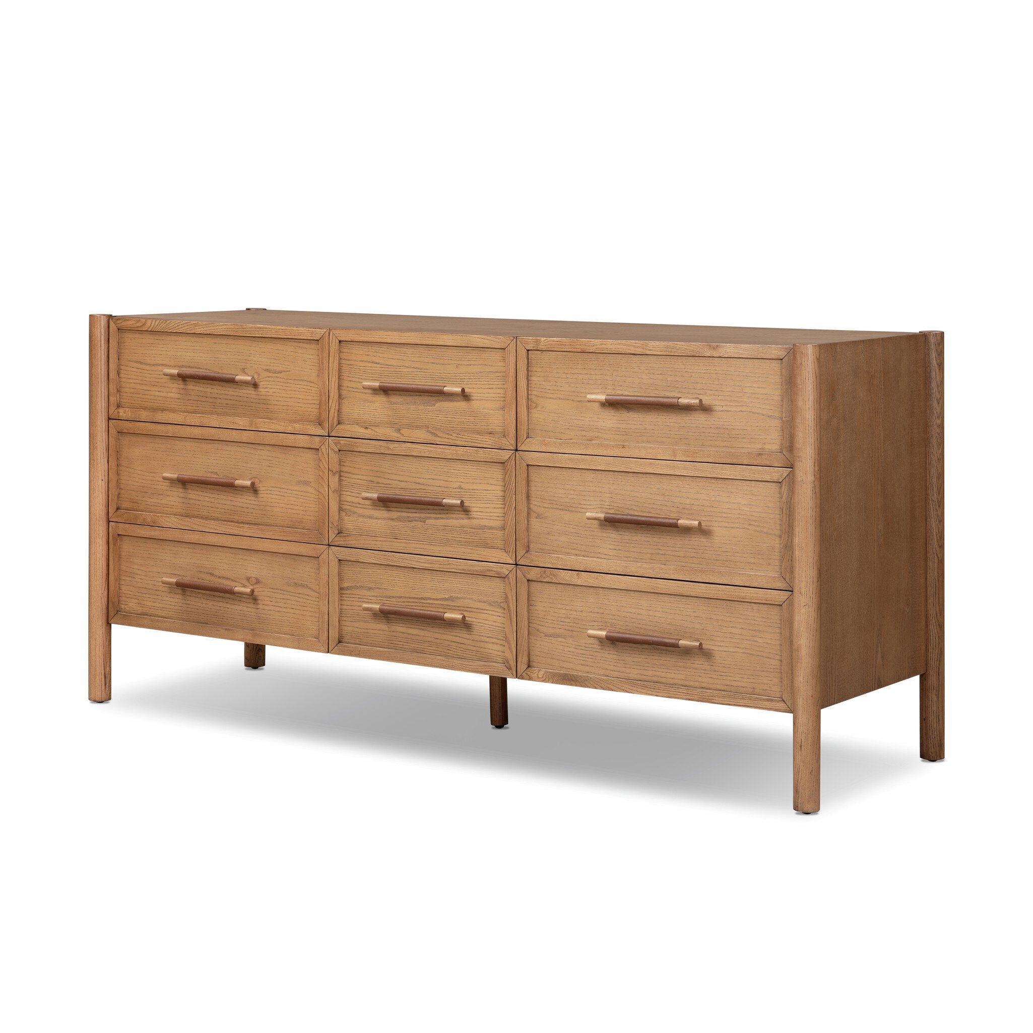 Salado 9 Drawer Dresser - Natural Ash Veneer
