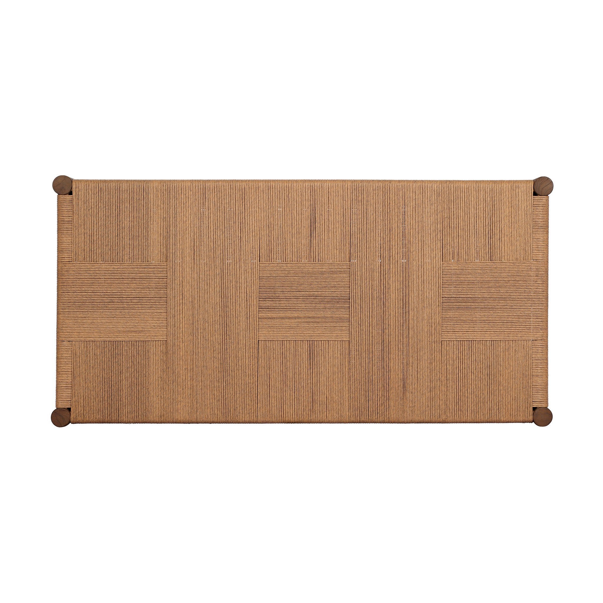 Rothler Outdoor Coffee Table - Stained Toasted Brown