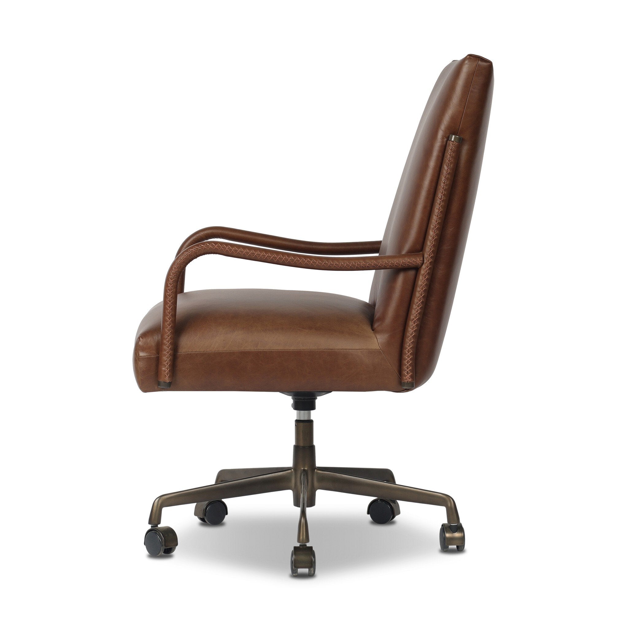 Quill Desk Chair - Havana Brown