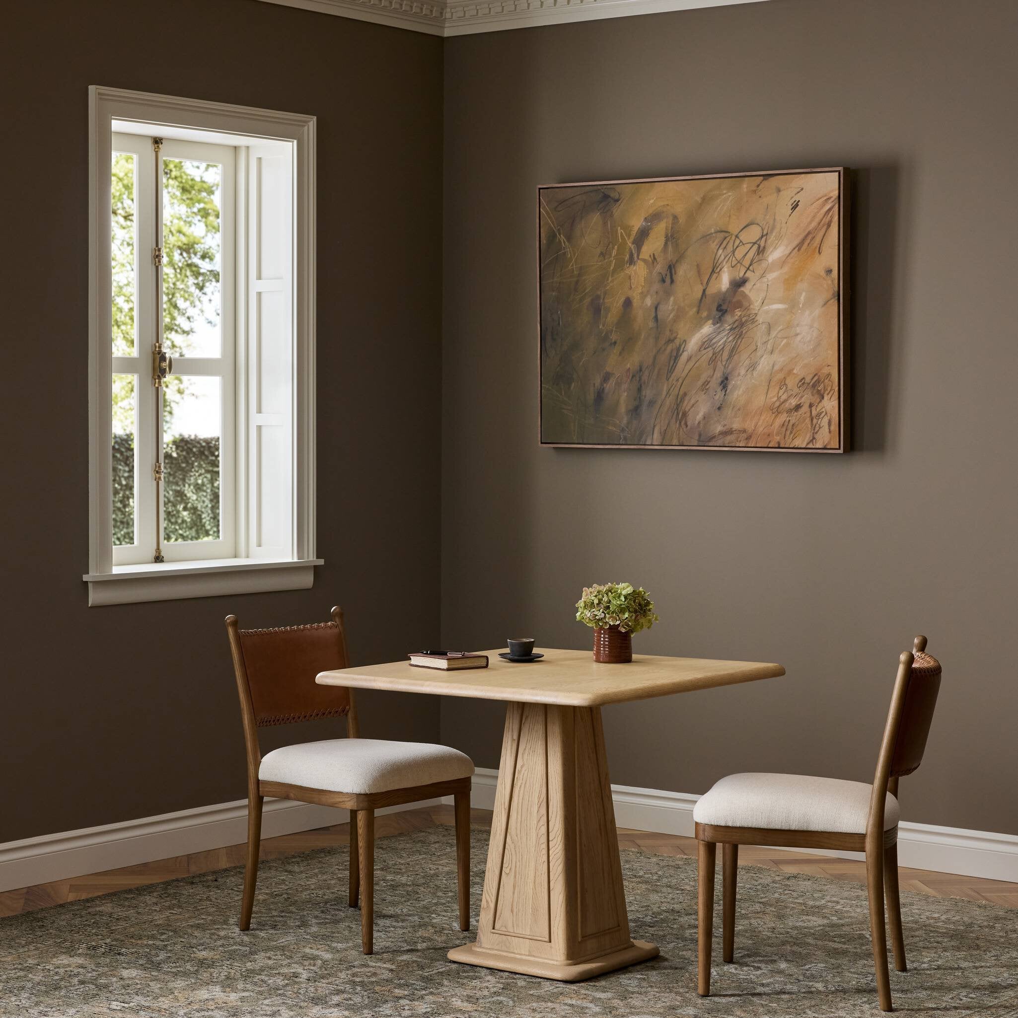 Bishop Bistro Table - Light Brushed Oak