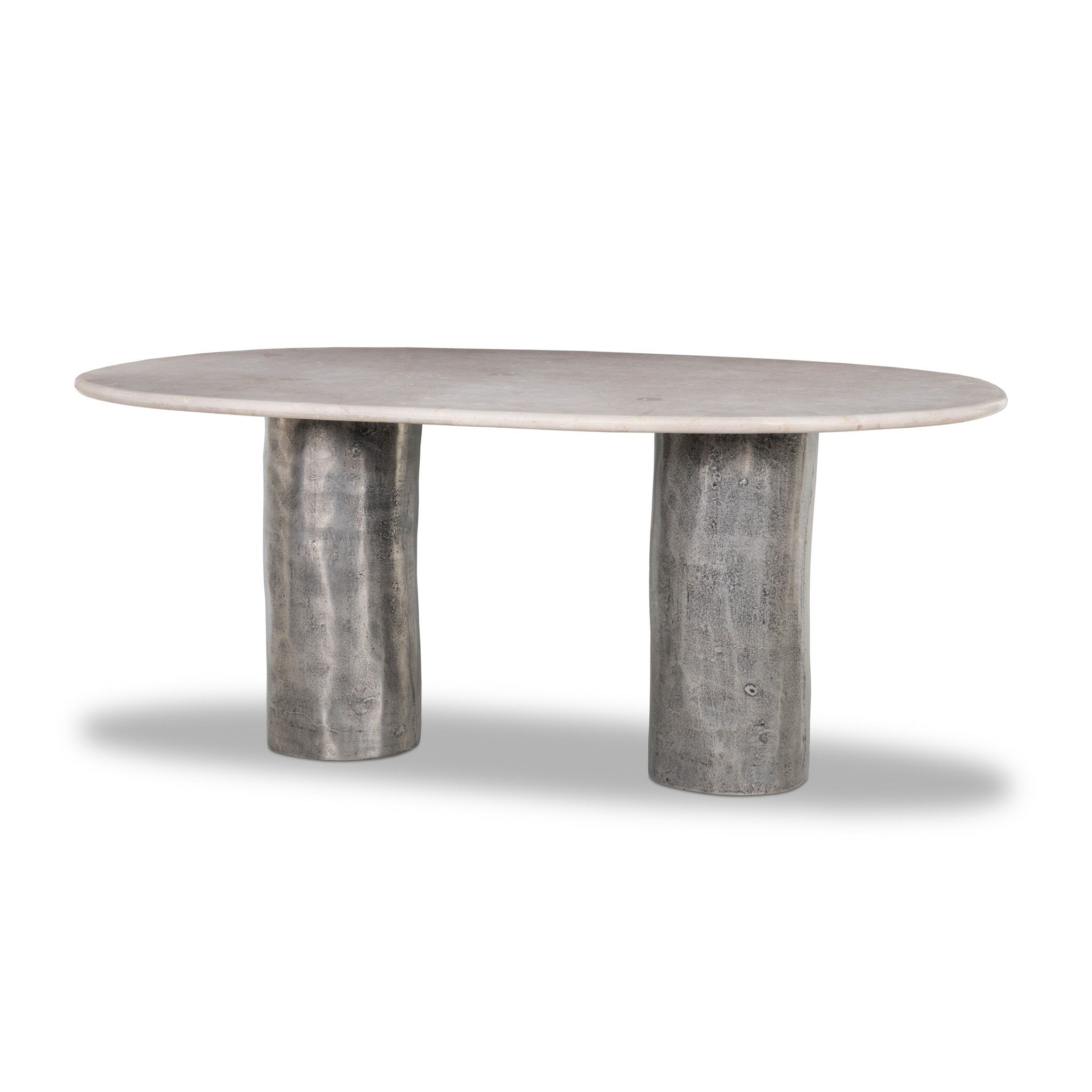 Rhys Dining Table - Ecru Marble