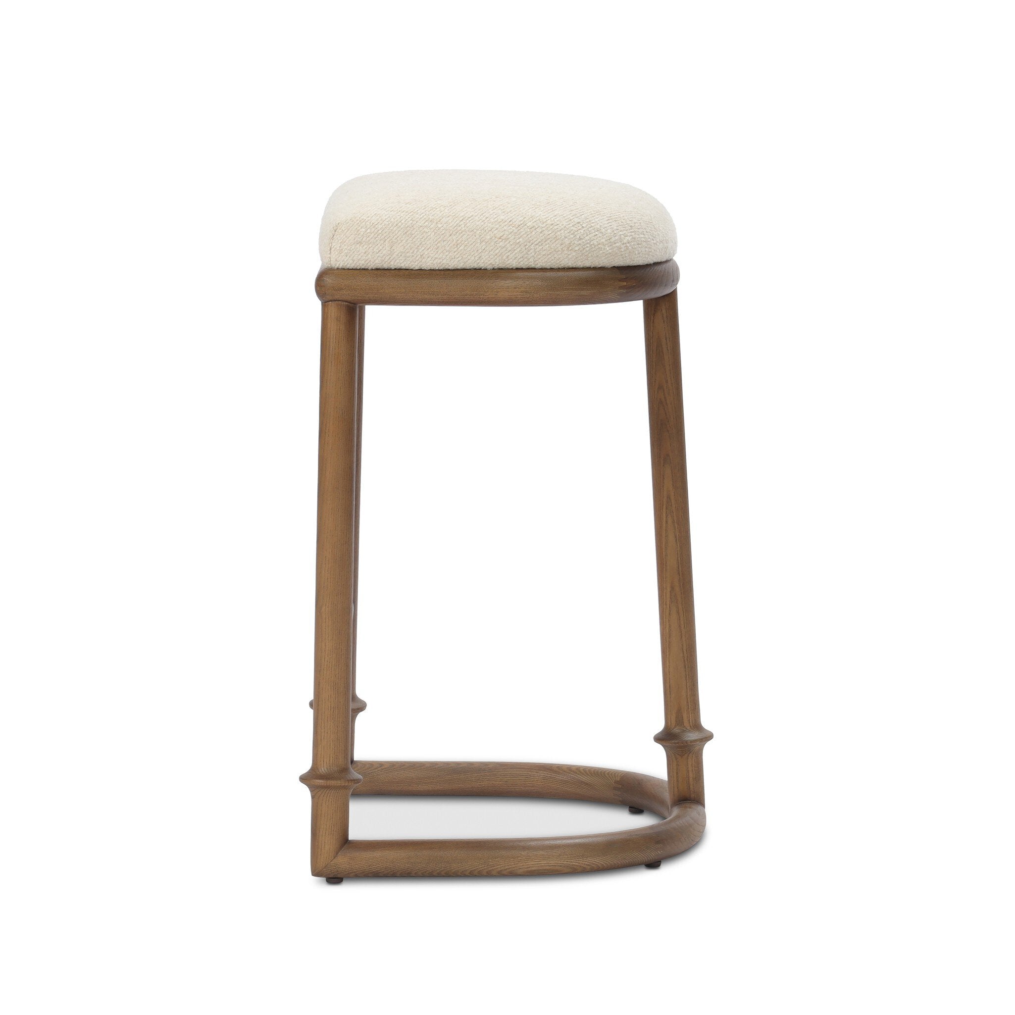 Royce Backless Stool - Charter Oatmeal