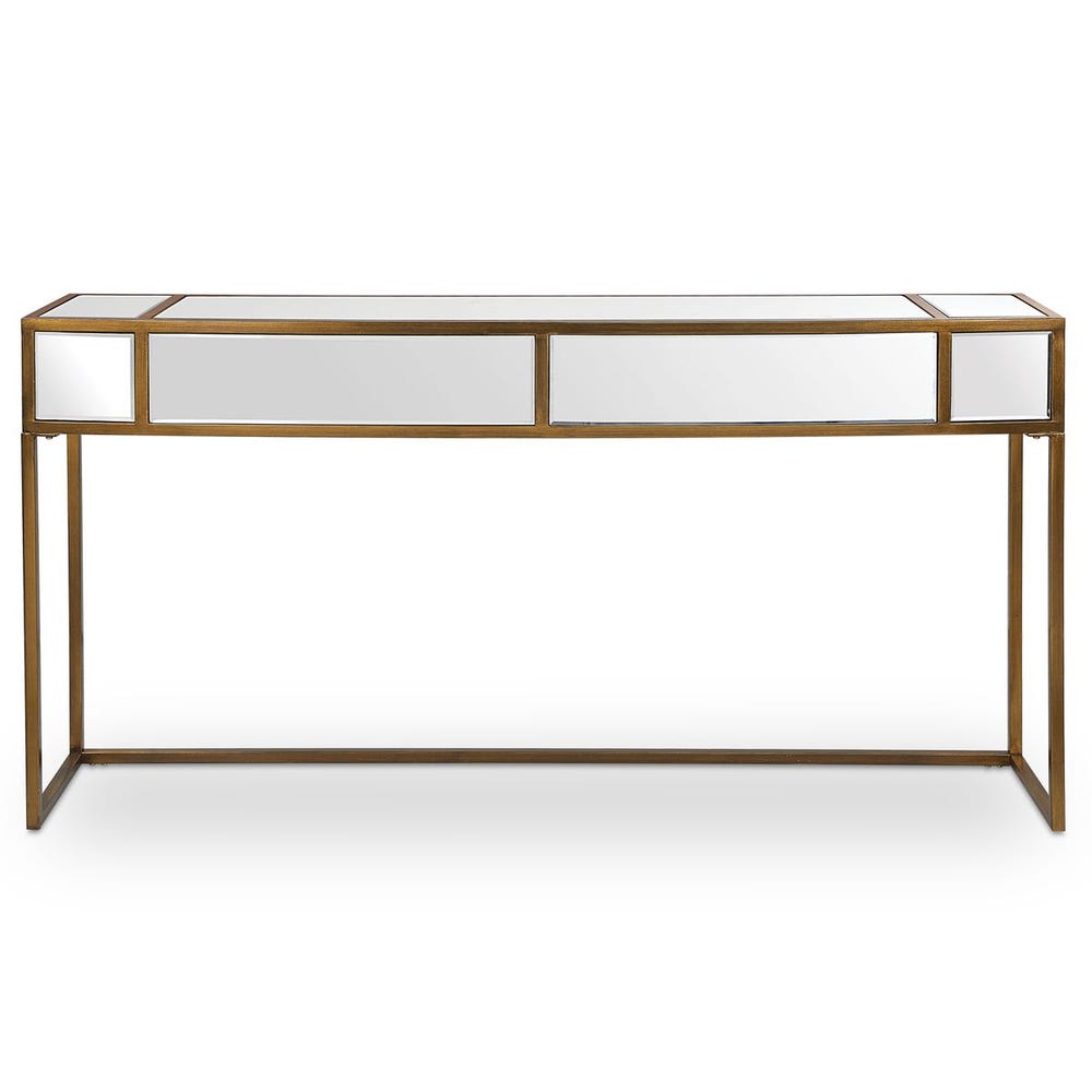 Uttermost Reflect Mirrored Console Table
