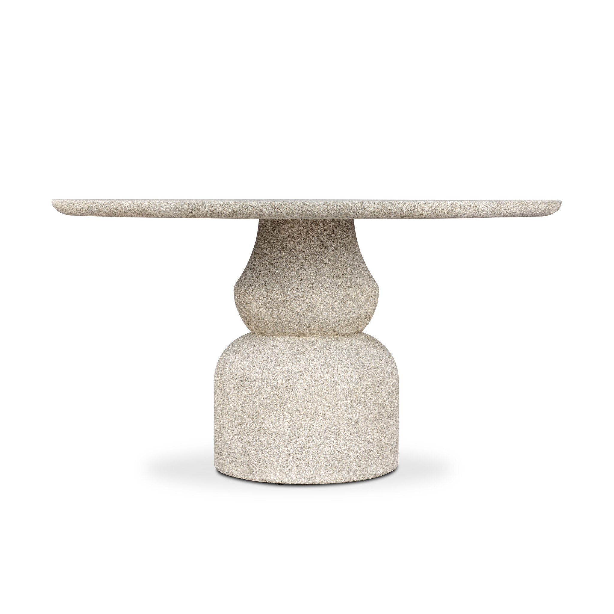 Faber 55" Outdoor Dining Table - Aged Natural Concrete