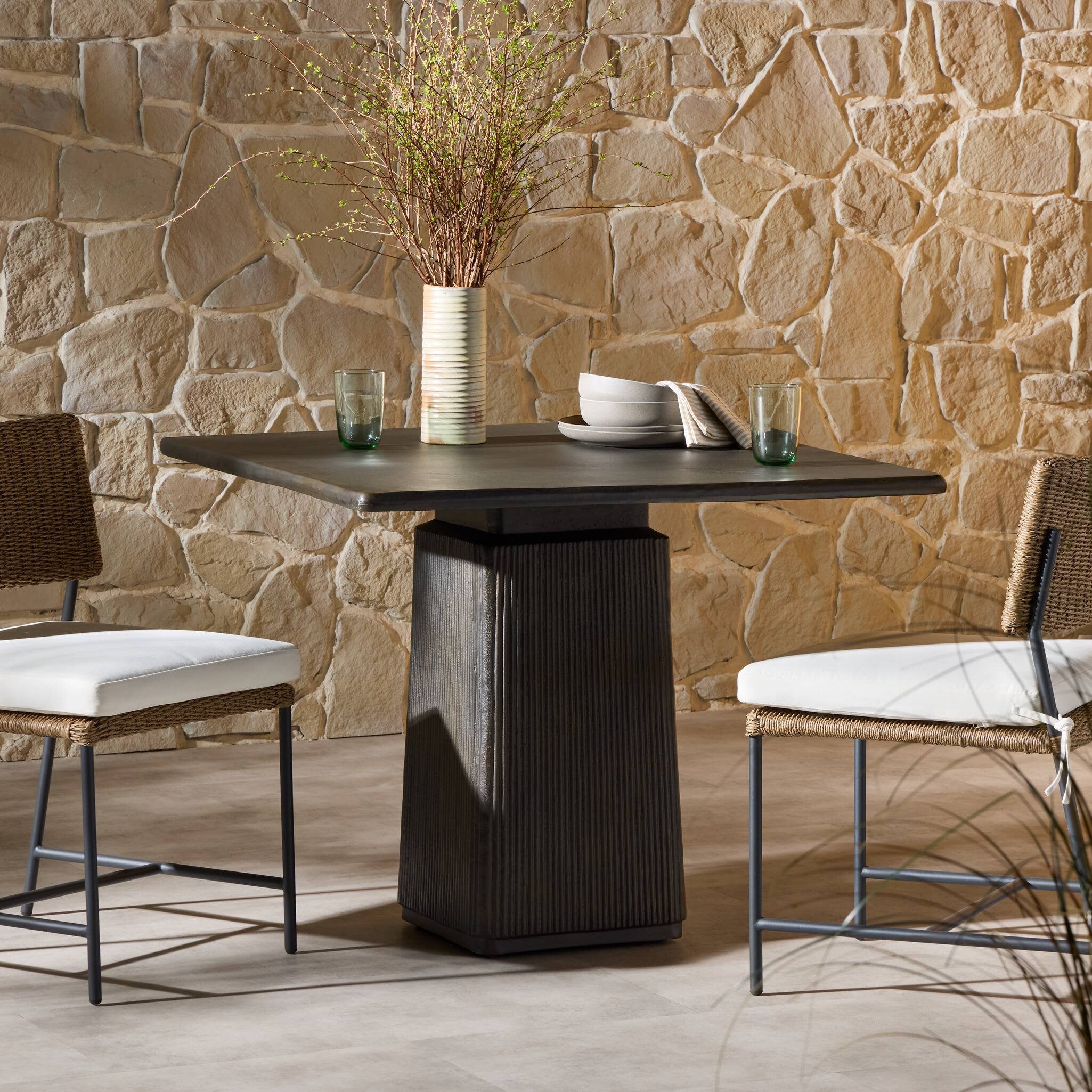 Althea 38" Outdoor Dining Table