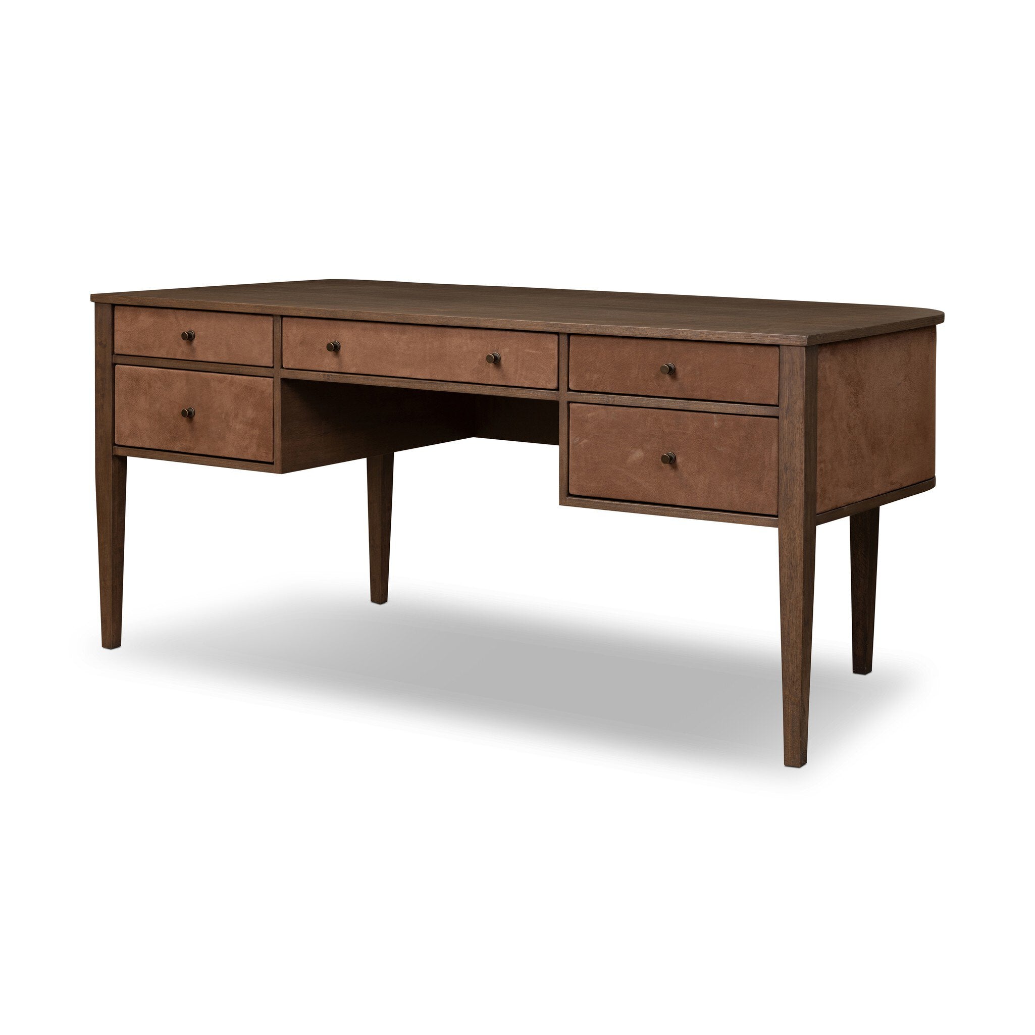 Mikeal Desk - Chestnut Parawood