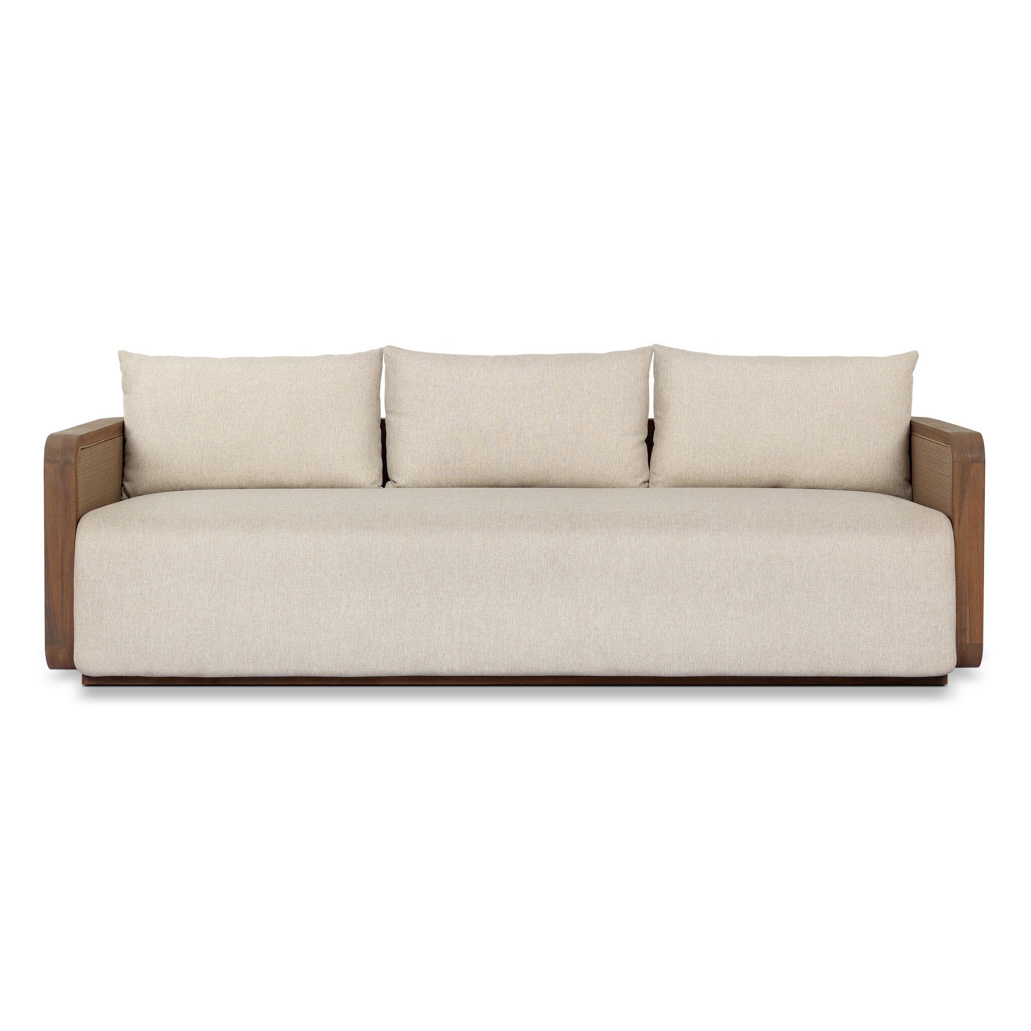 Reiner 96" Outdoor Sofa - Ellor Beige