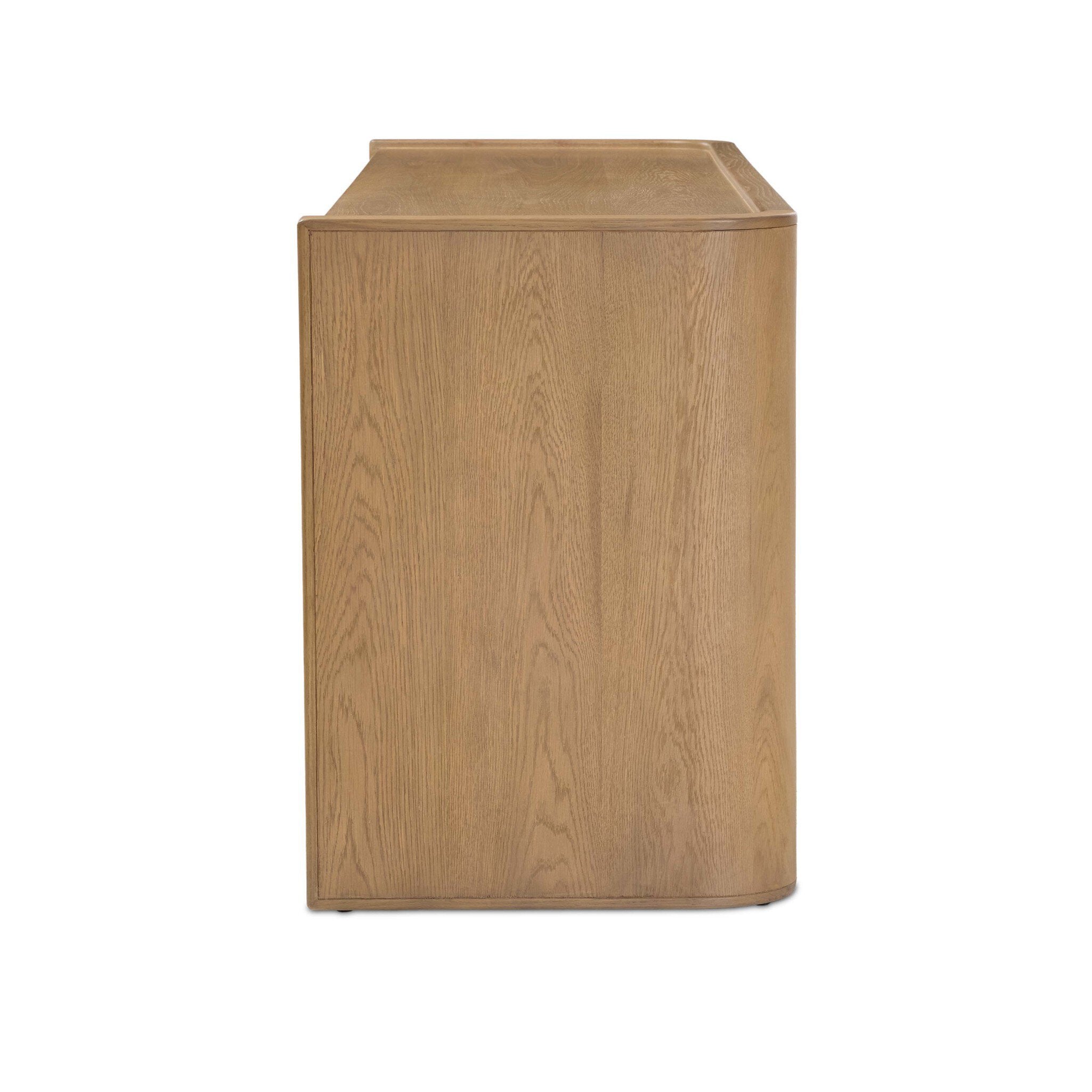 Kiran Media Console - Sandy Oak Veneer