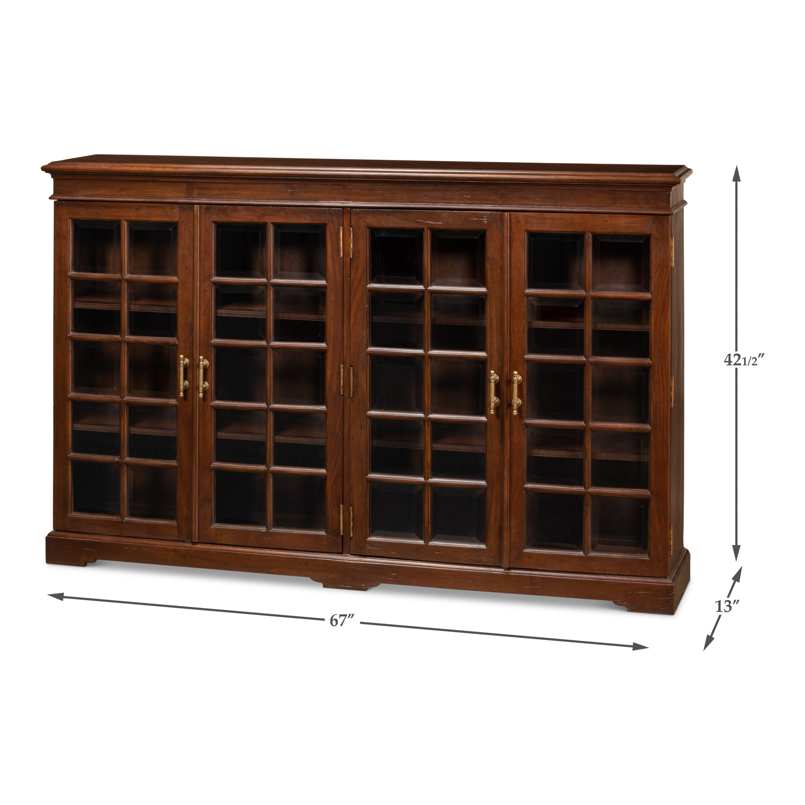 Carmel-By-The-Sea Bookcase - Walnut