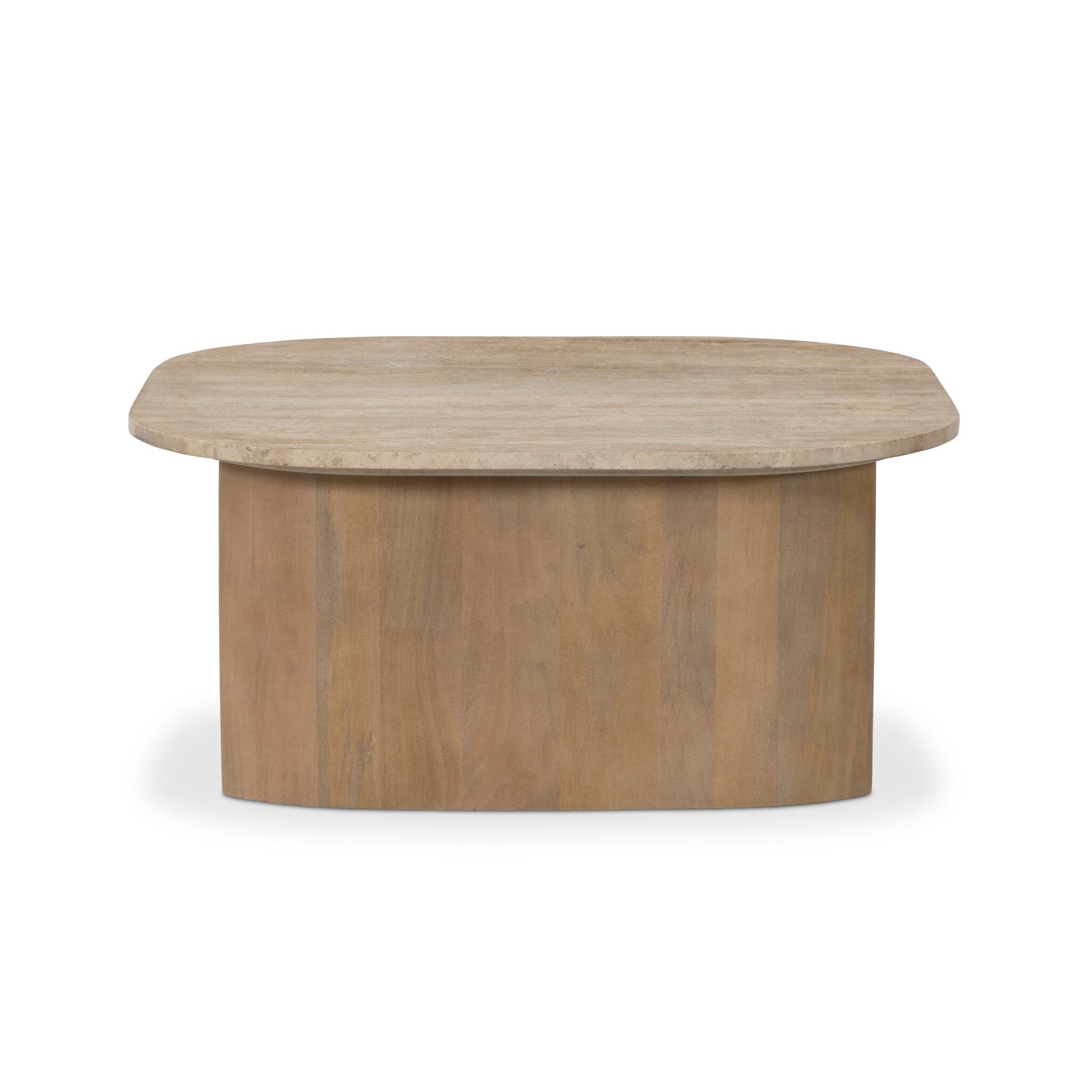 Christopher Coffee Table - Taupe Travertine
